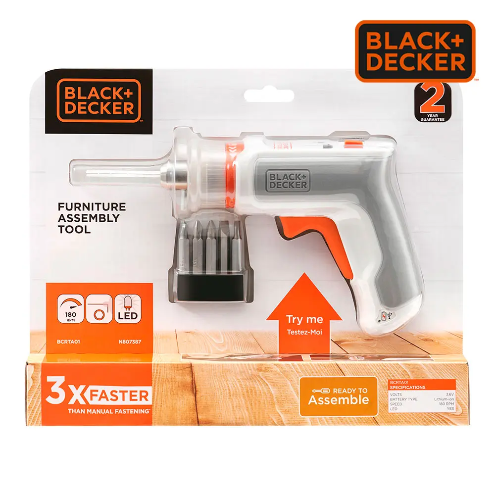 Atornillador Black Decker Hexdriver 3.6V (84400) BLACK + DECKER