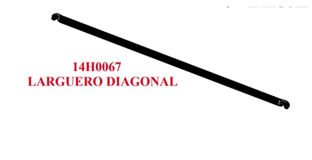 LARGUERO DIAGONAL 1.80M ALTEZZA L /