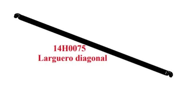 LARGUERO DIAGONAL 2.40M ALTEZZA L /