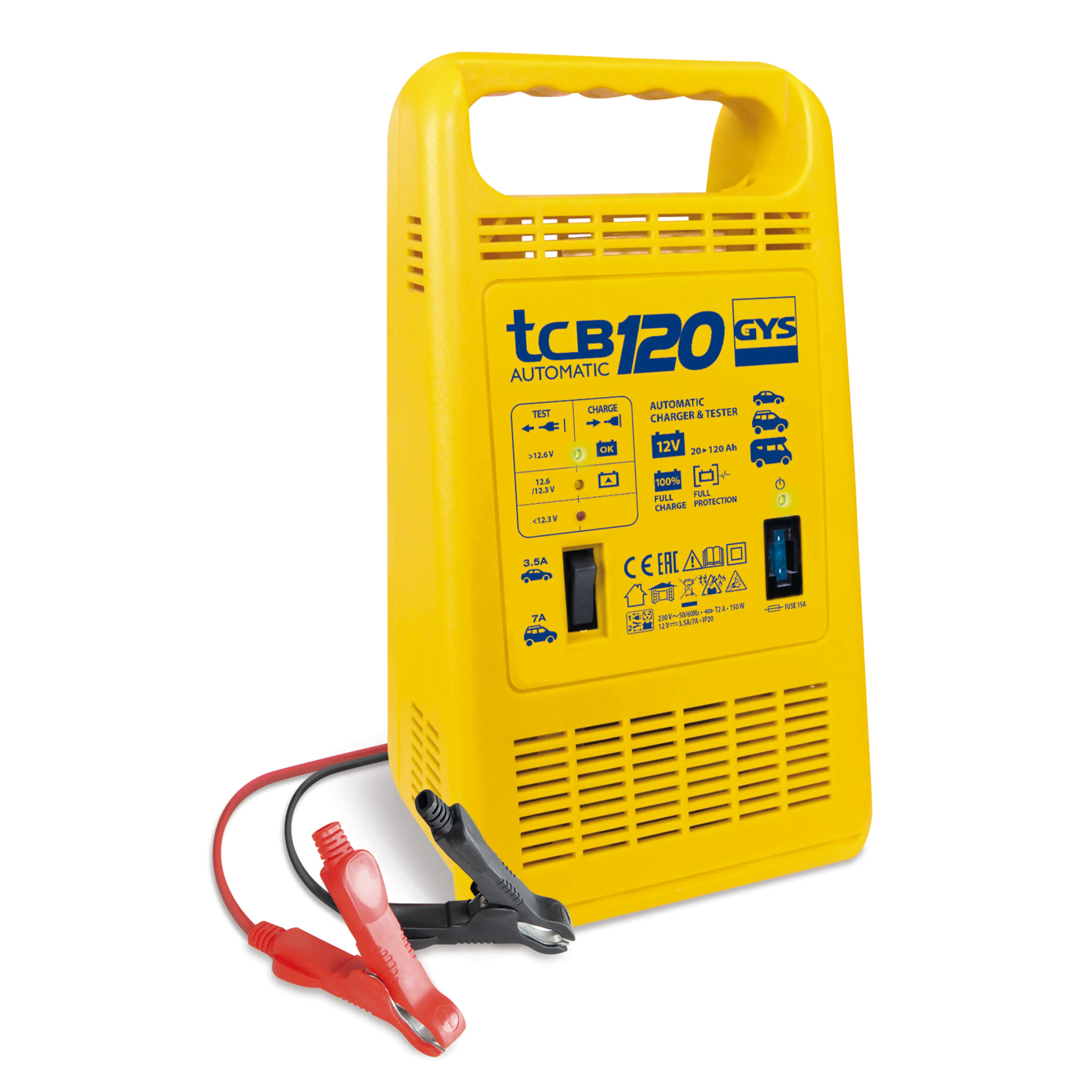 CARGADOR AUTOM.TCB120 230V-12V