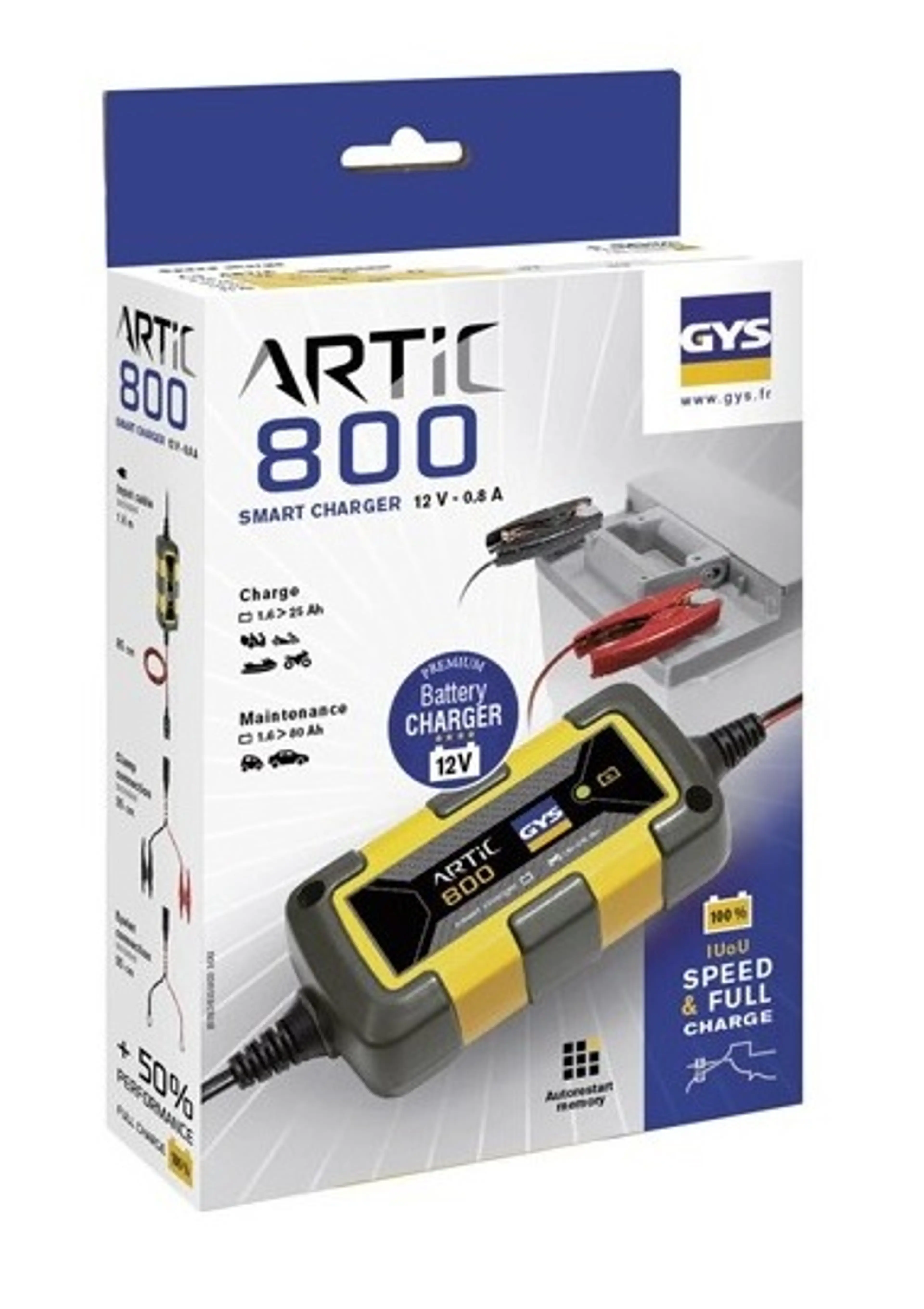 CARGADOR AUTOMATICO ARTIC 800 12V