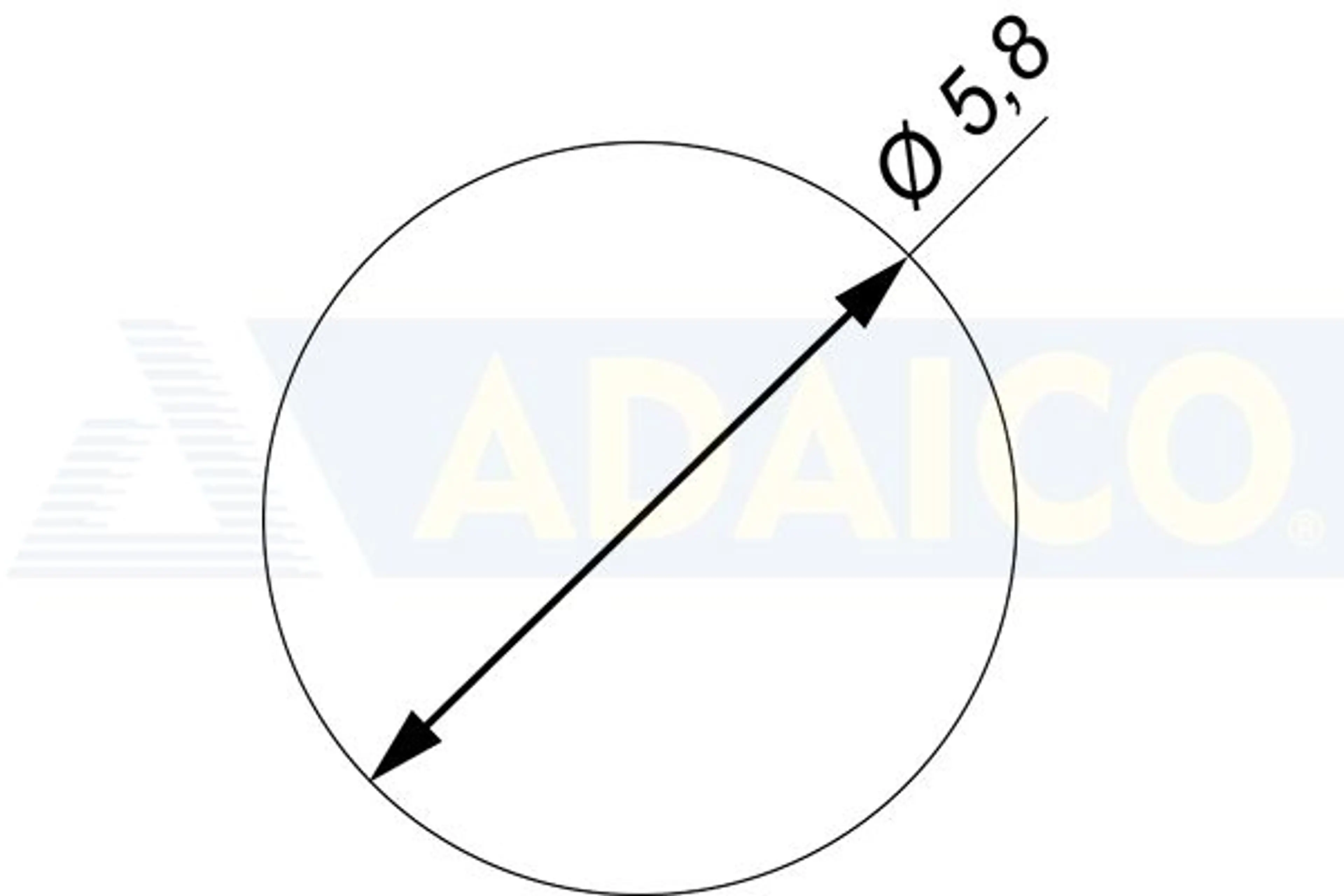 ROLLO CABLE TIR PVC 40MXØ5,8MM