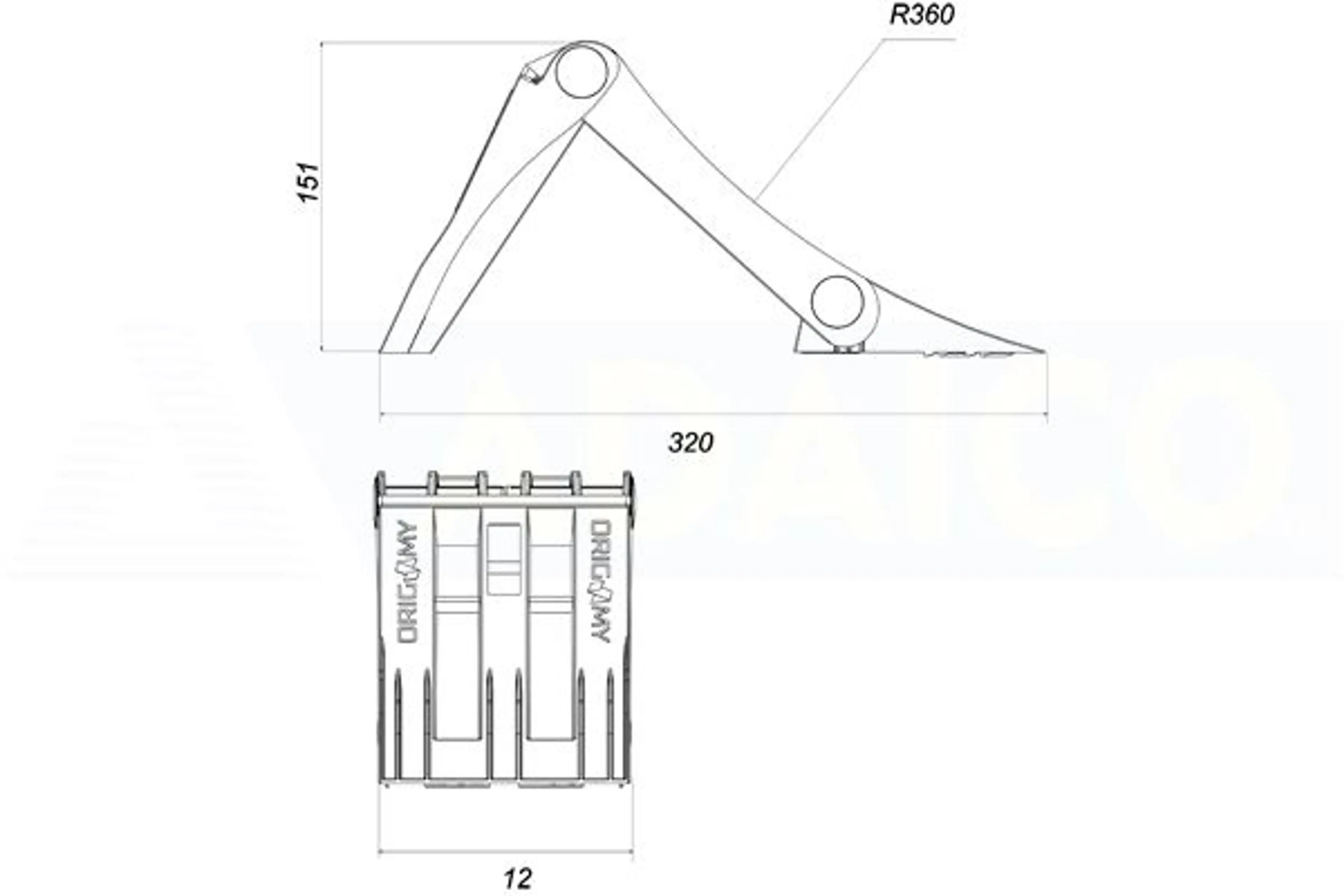 CALZO PLEGABLE FURGONETA R360 320X120X151 DIN76051
