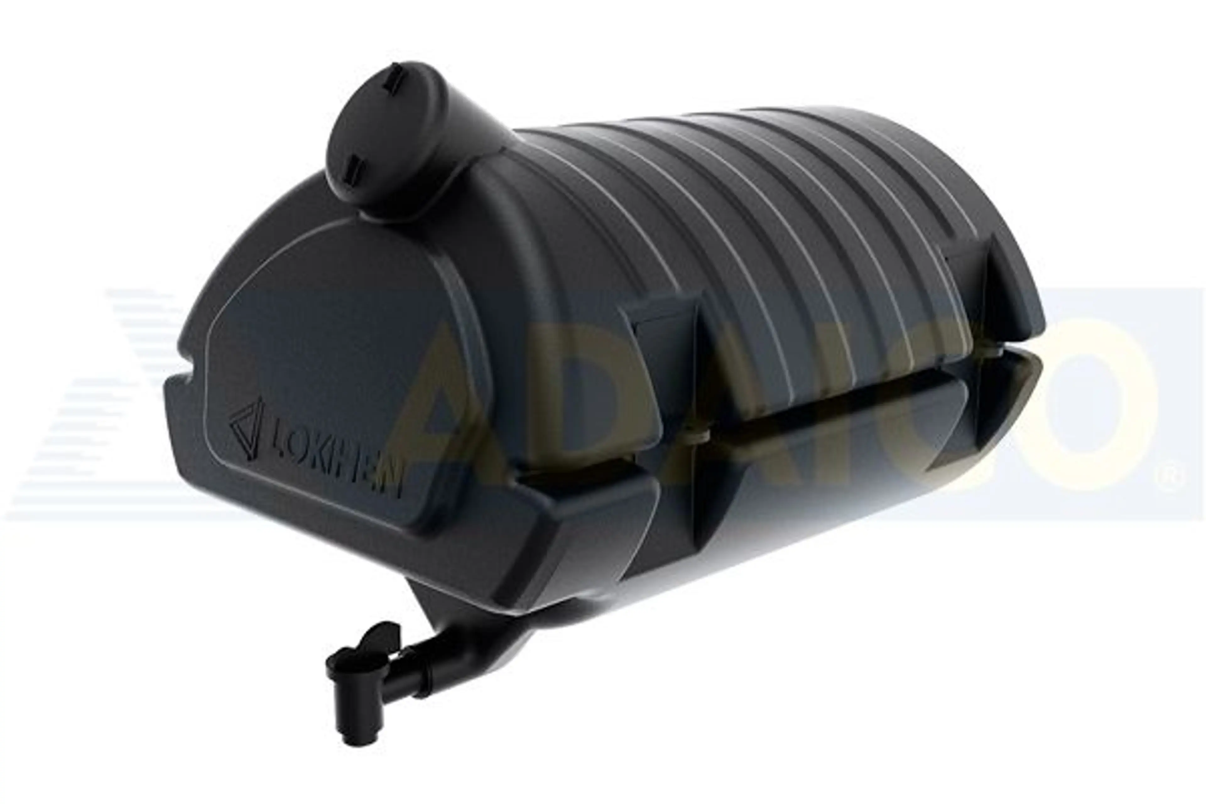 BIDON 495X350X360 30L C/TAPON C/GRI