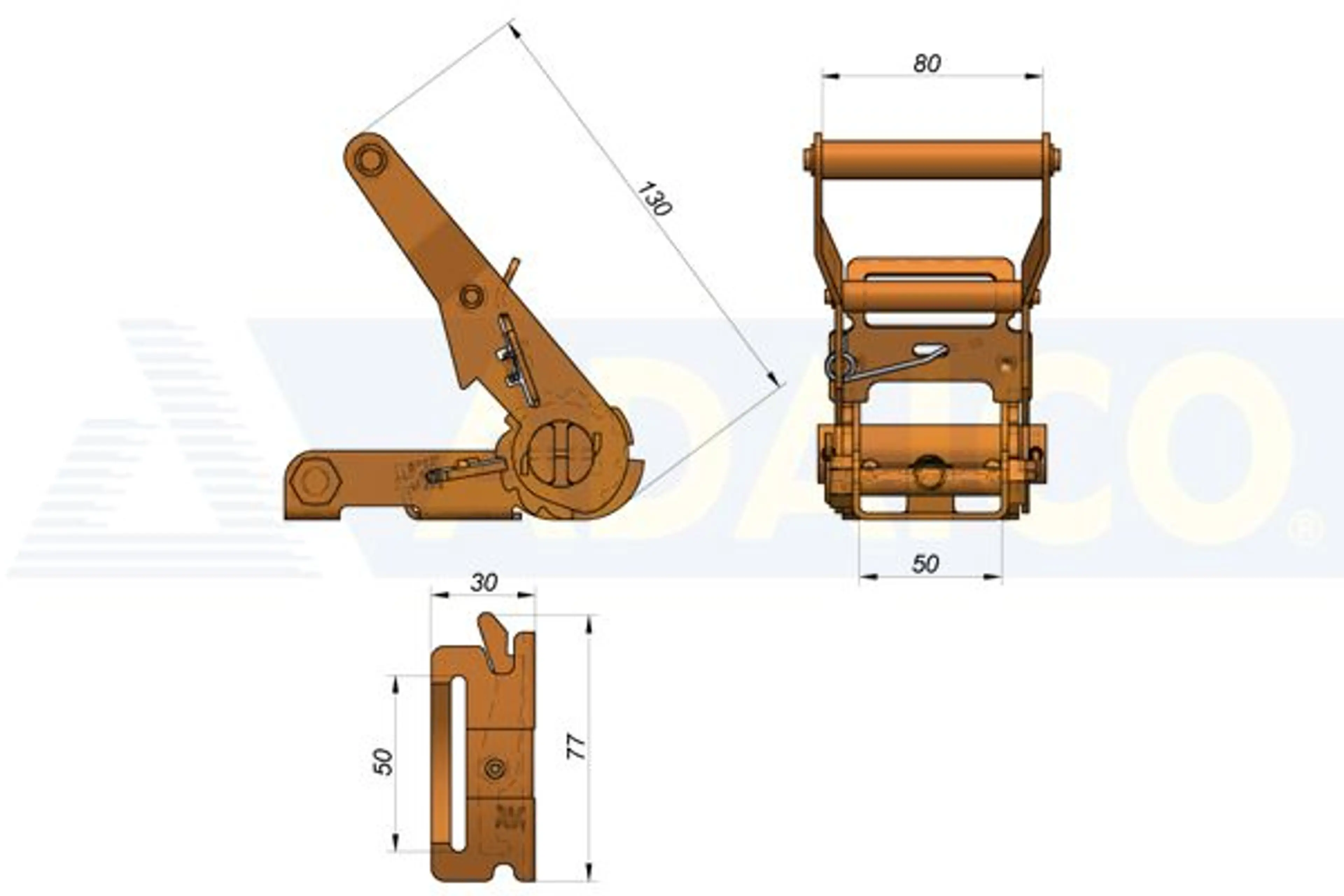 ESLINGA CARGA INTERIOR CAJA CAMION