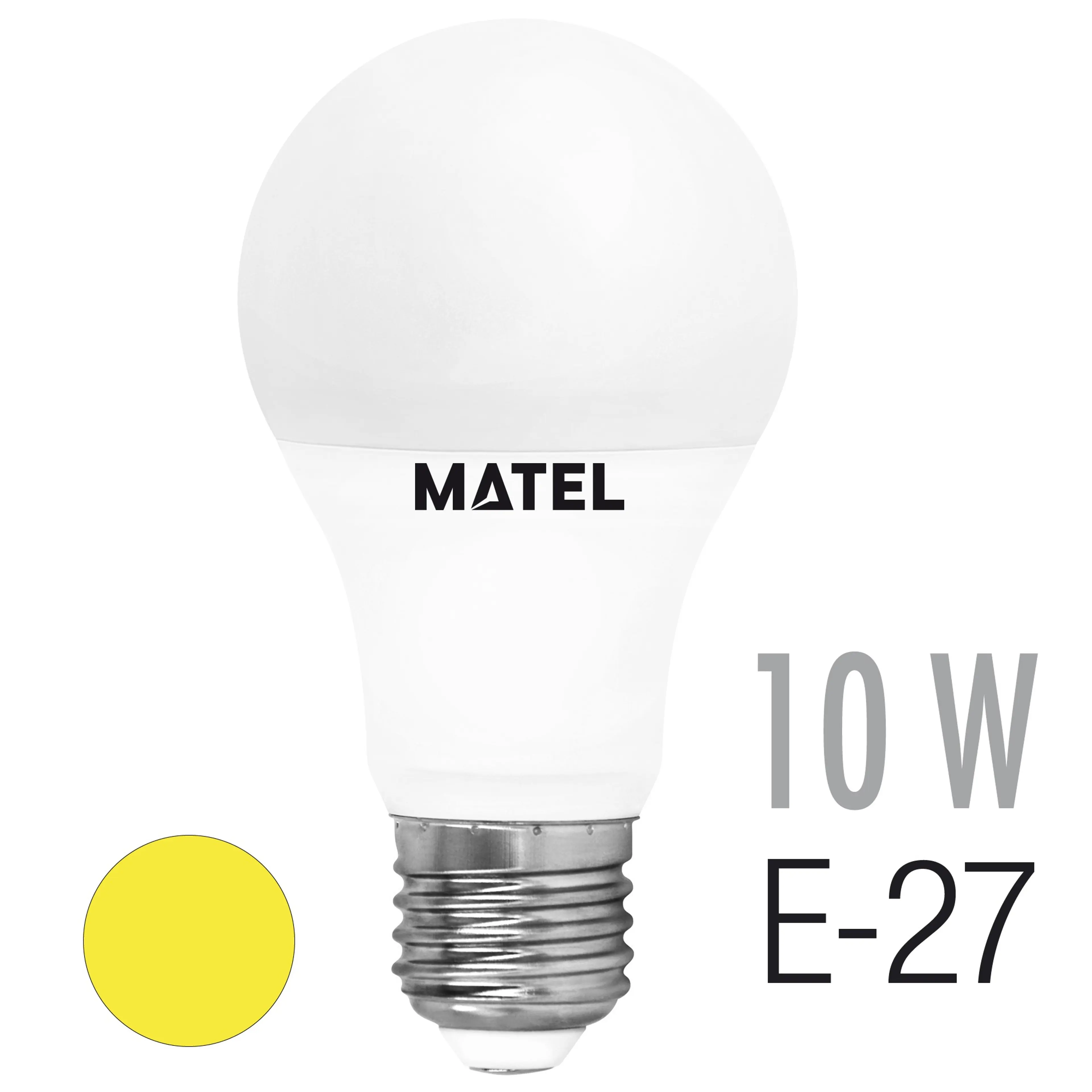 BOMB.LED ESTAN. E27 10W.CAL.