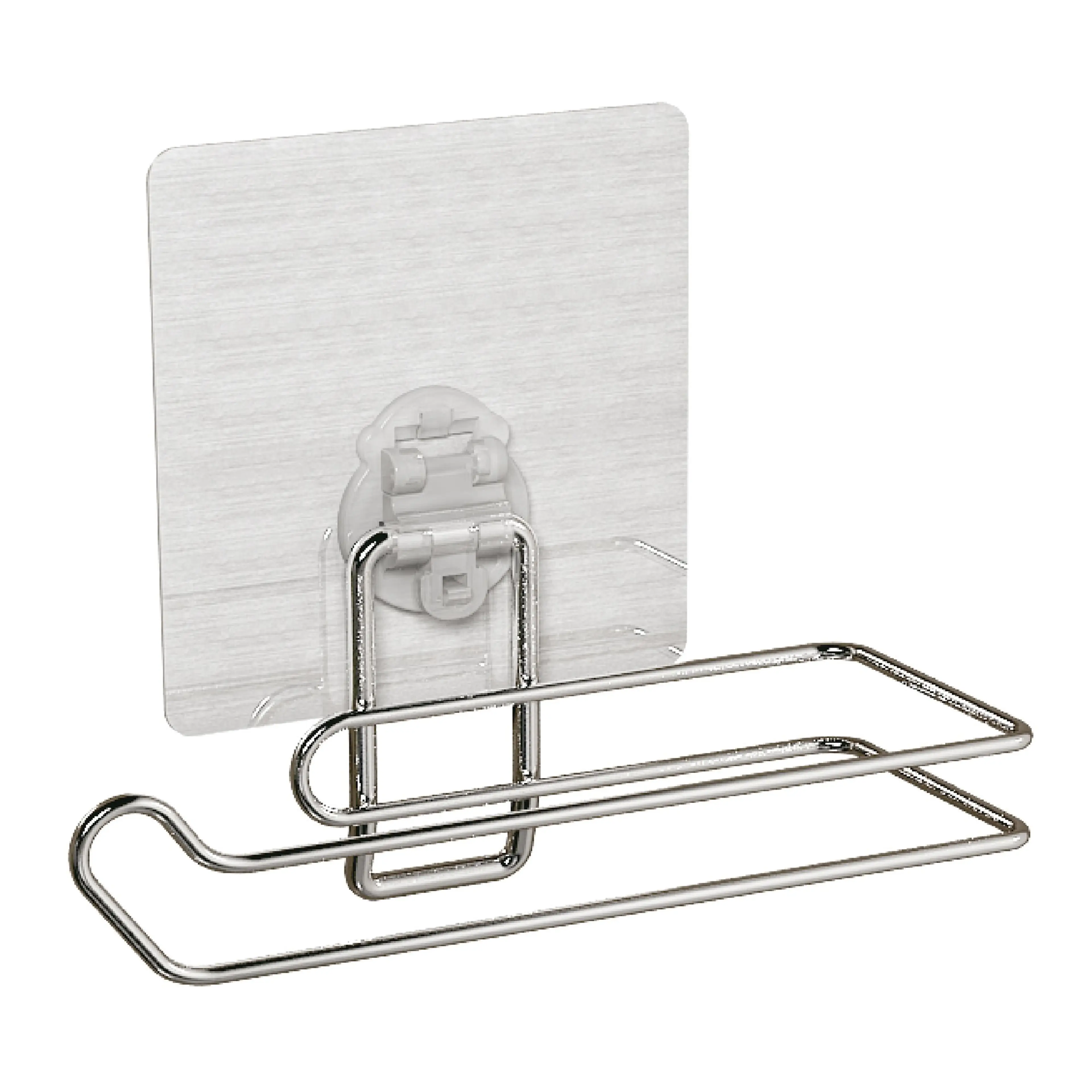 PORTARROLLOS W.C INOX ADHE.REUTILIZ