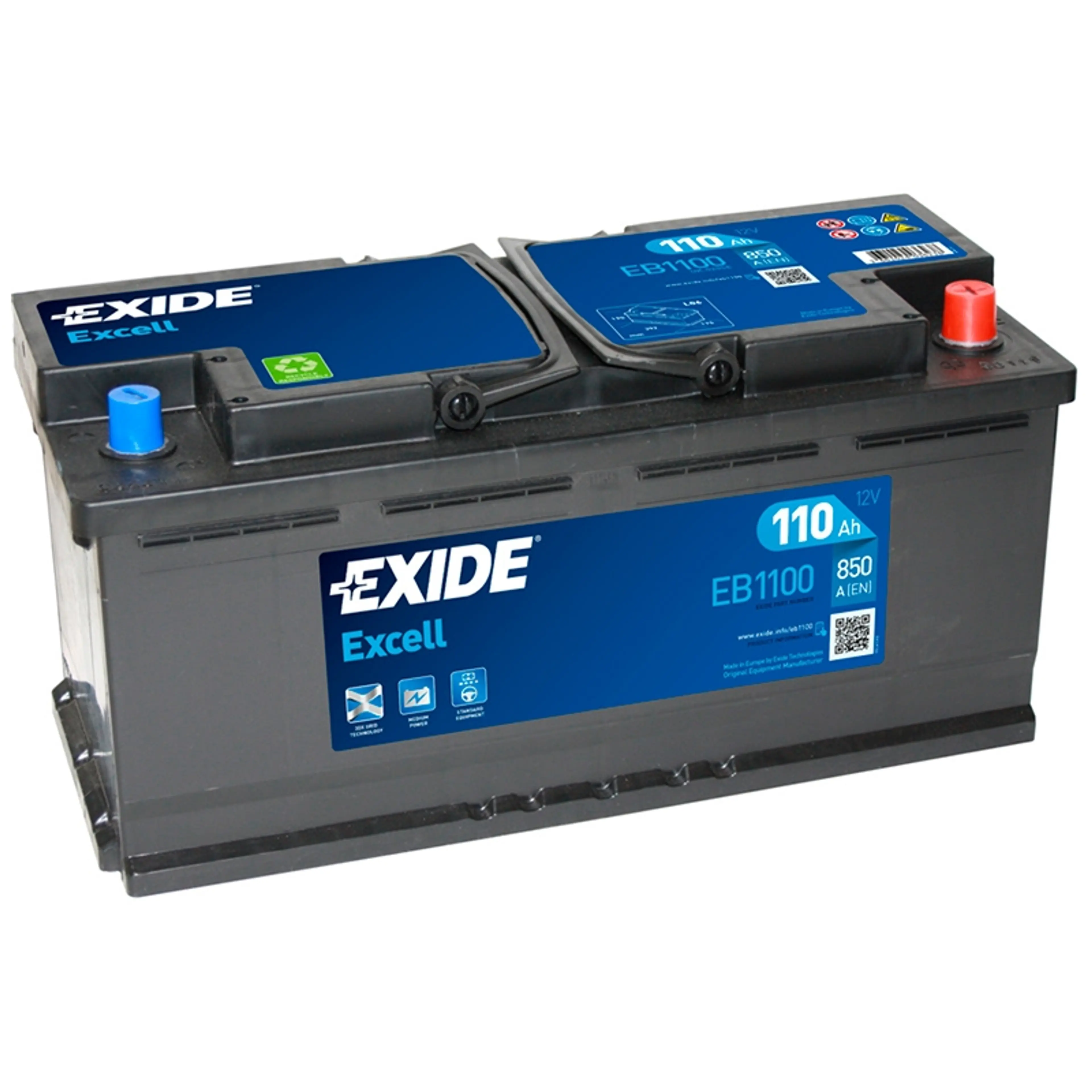 BATERIA EXIDE 110AH +D 392X175X190