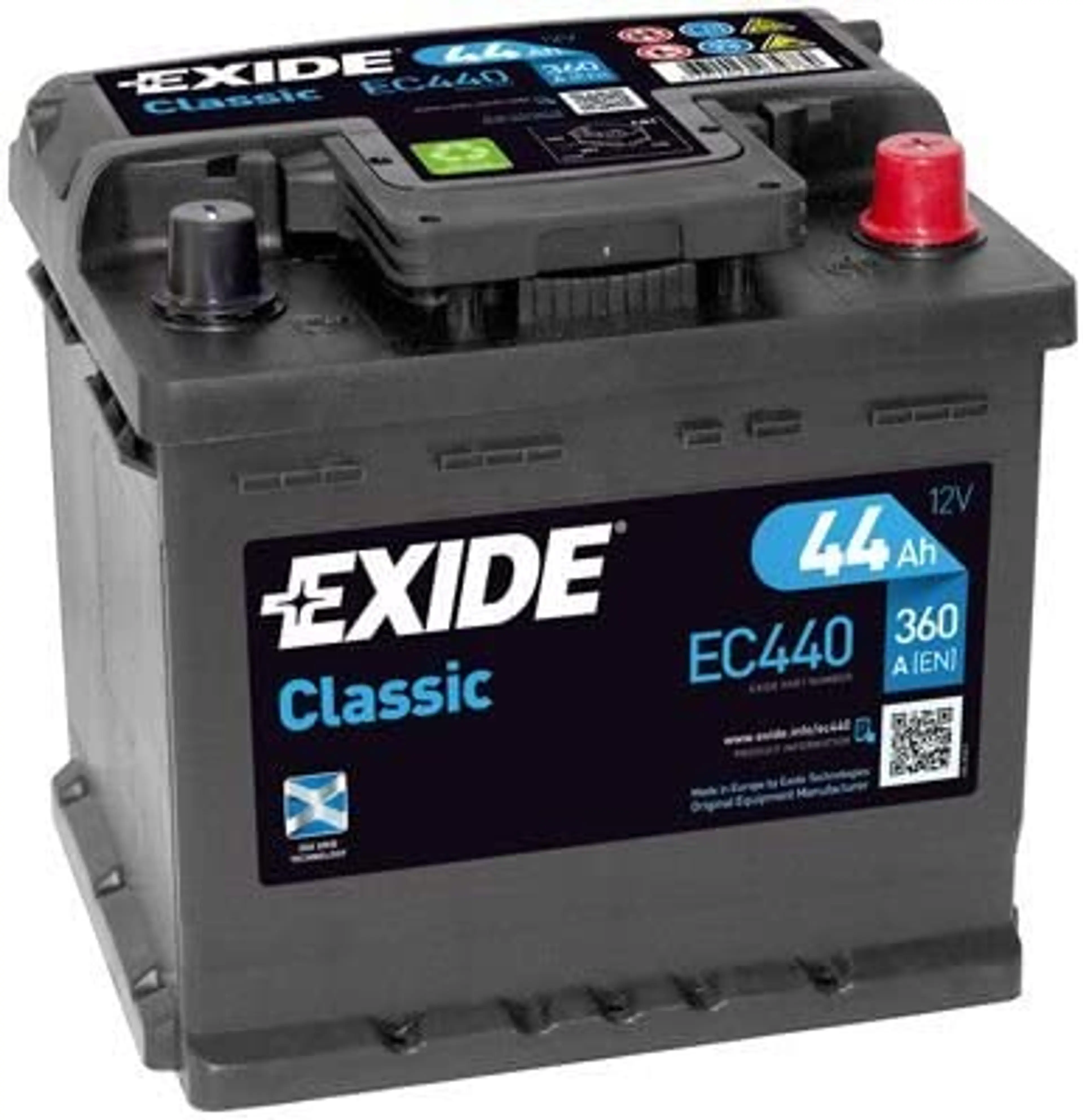 BATERIA 45D EXIDE EC440 205X175X190