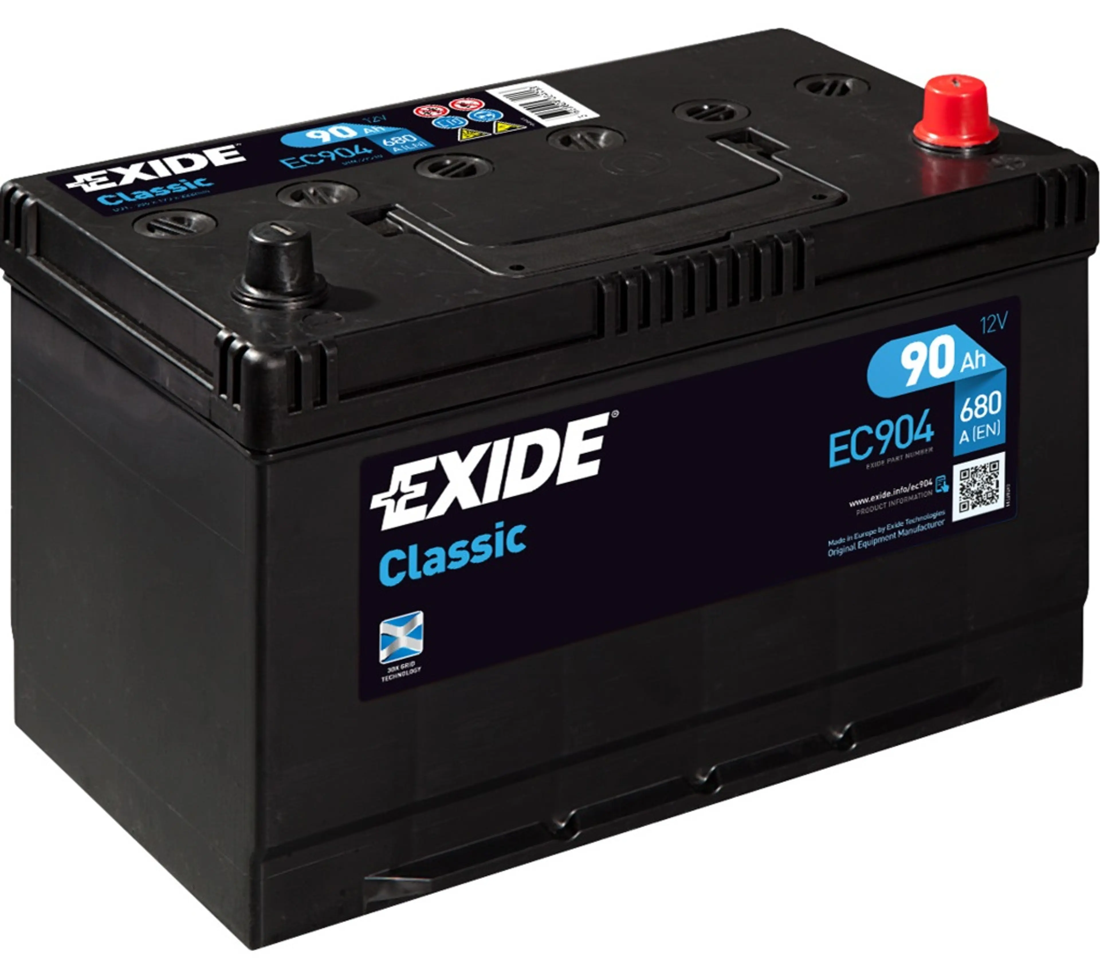 BATERIA 100D EXIDE 304X173X220