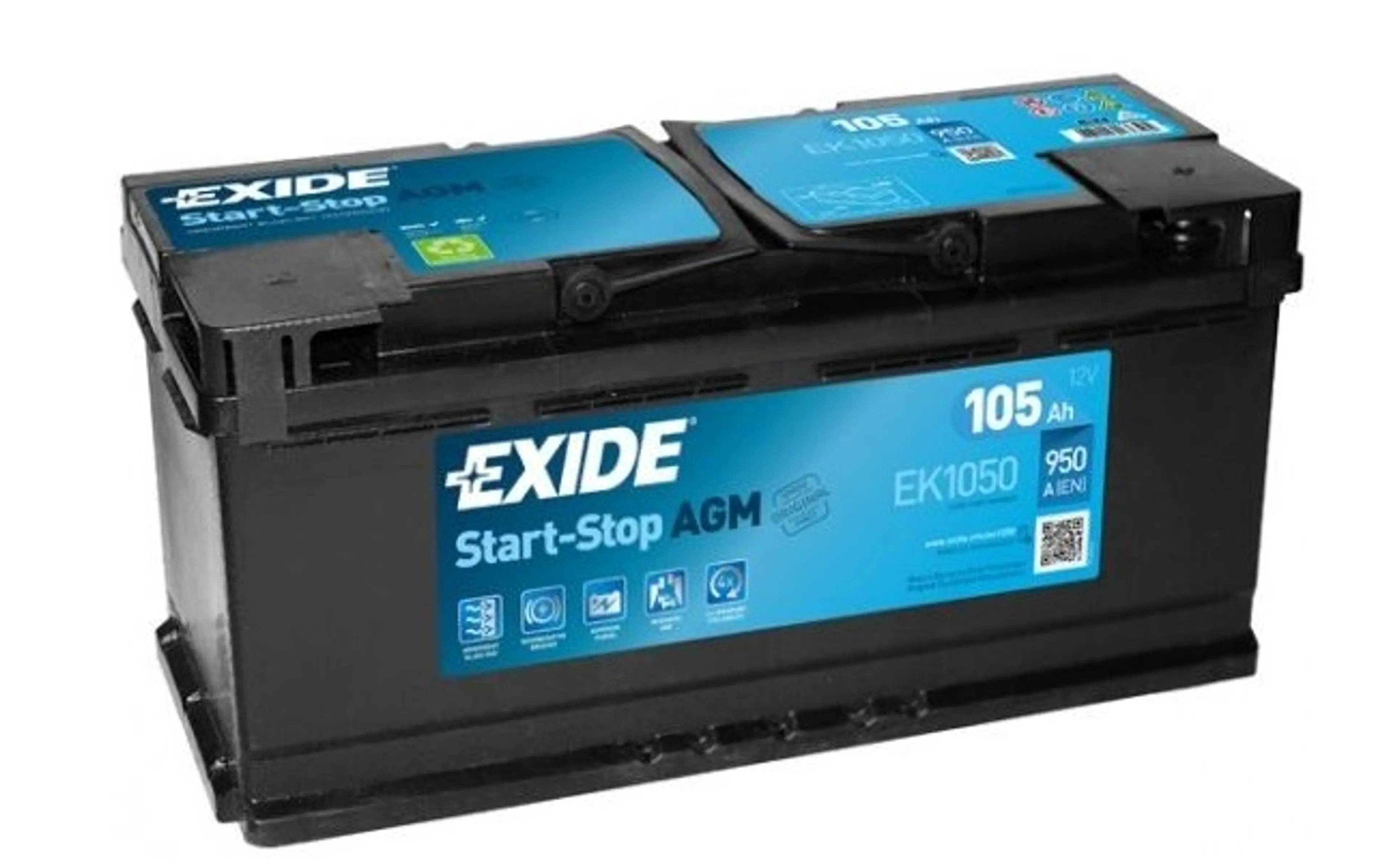 BAT.EXIDE AGM 105A 950A 392X175X190