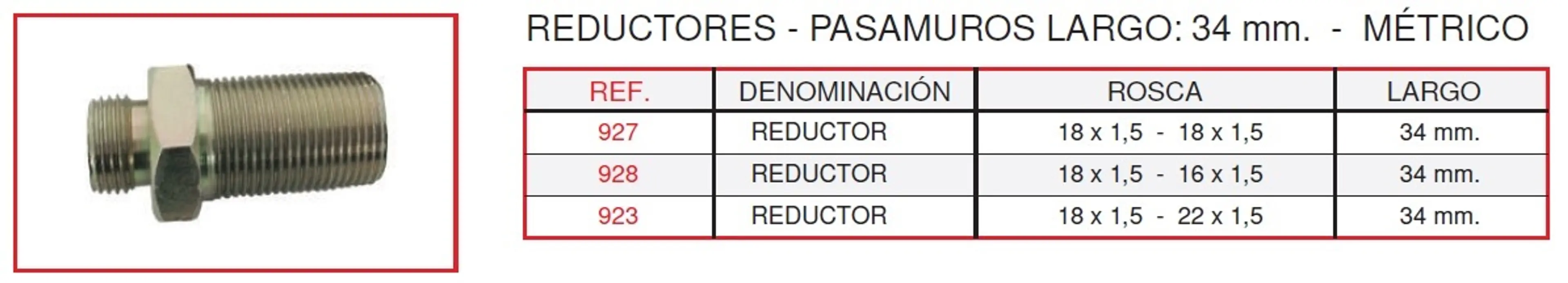 RACORD PASAMUROS 18X150/22X150