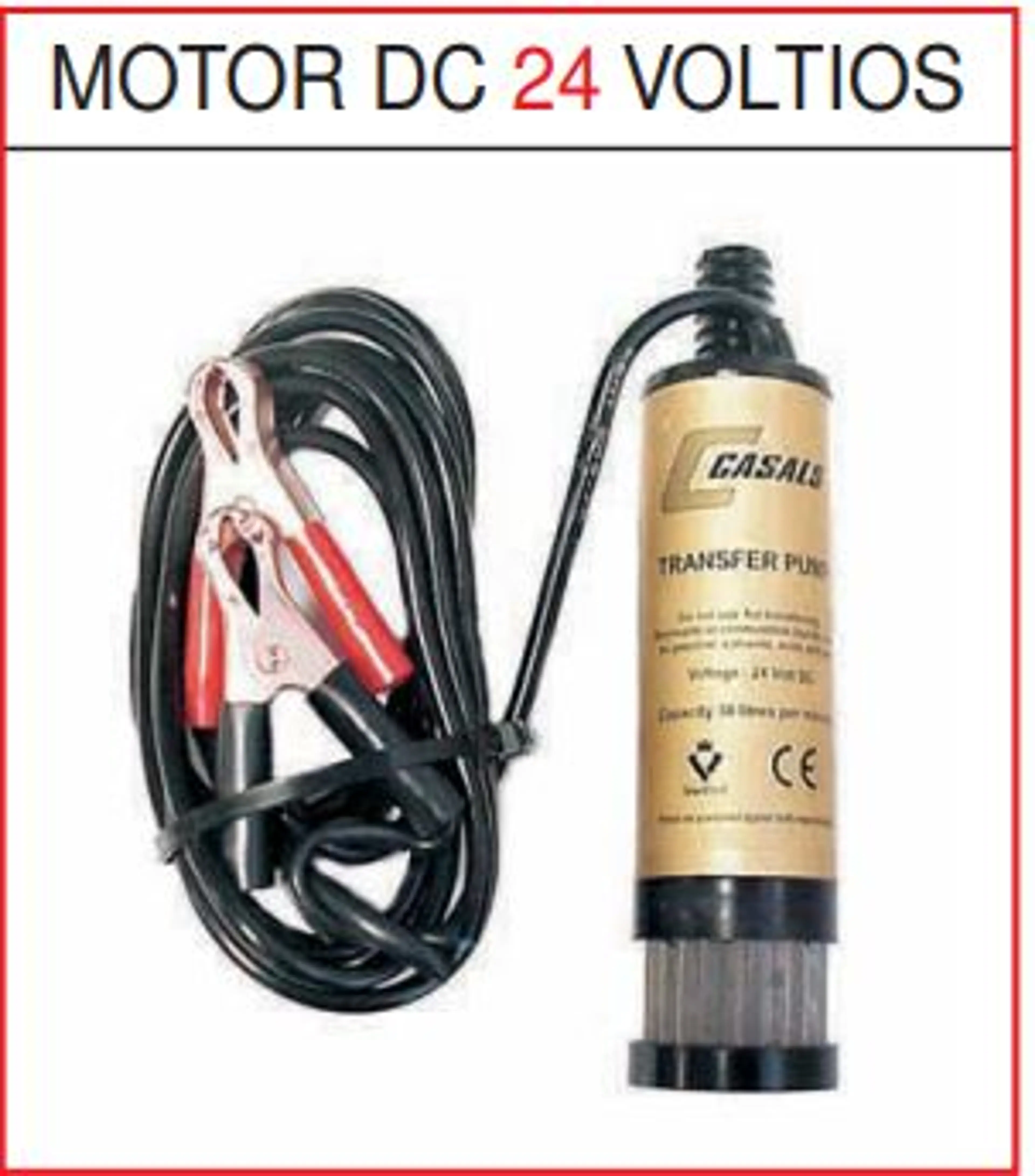 BOMBA TRASVASE DE LIQUIDOS 24.V