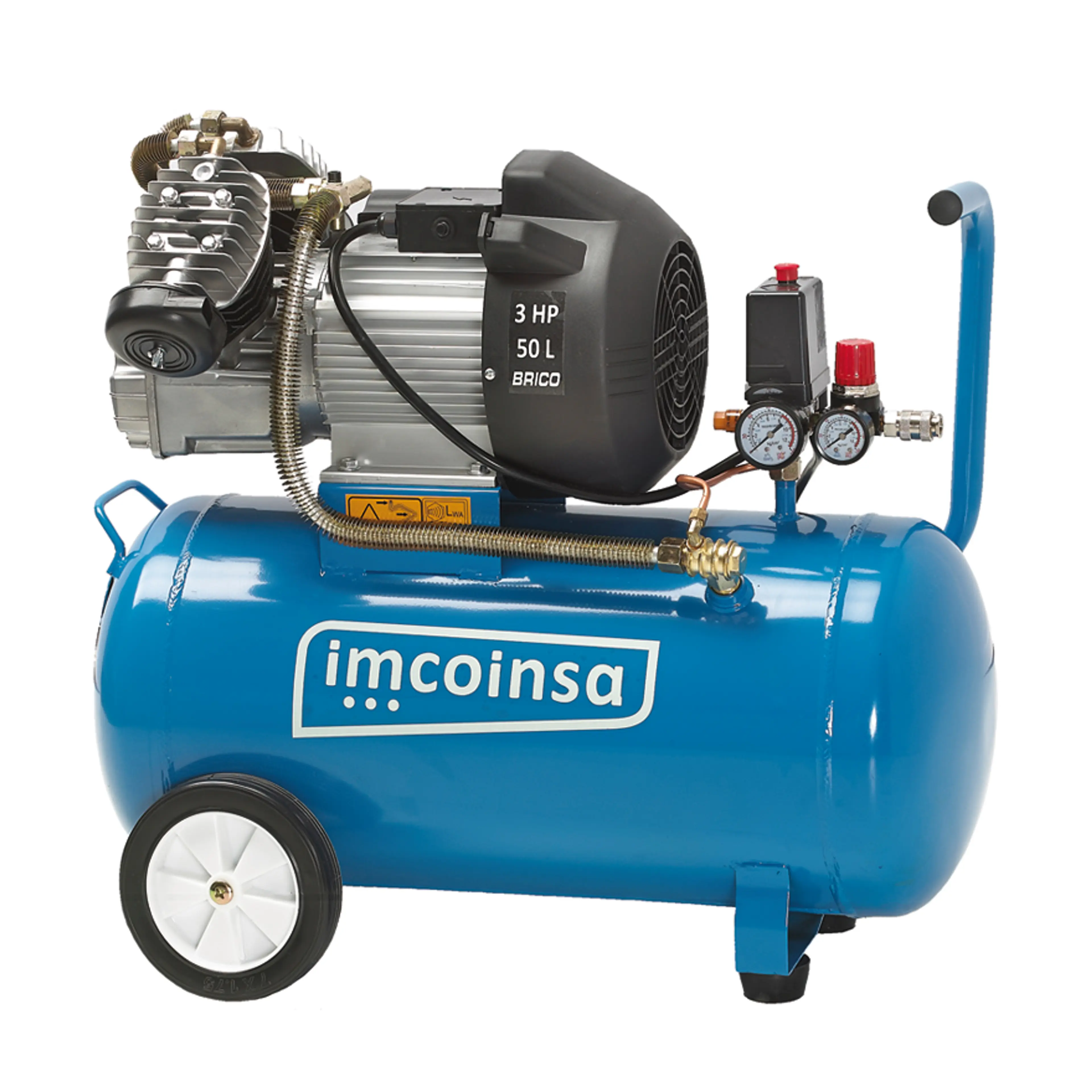 COMPRESOR BRICO 3HP/50LT-M CILINDRO