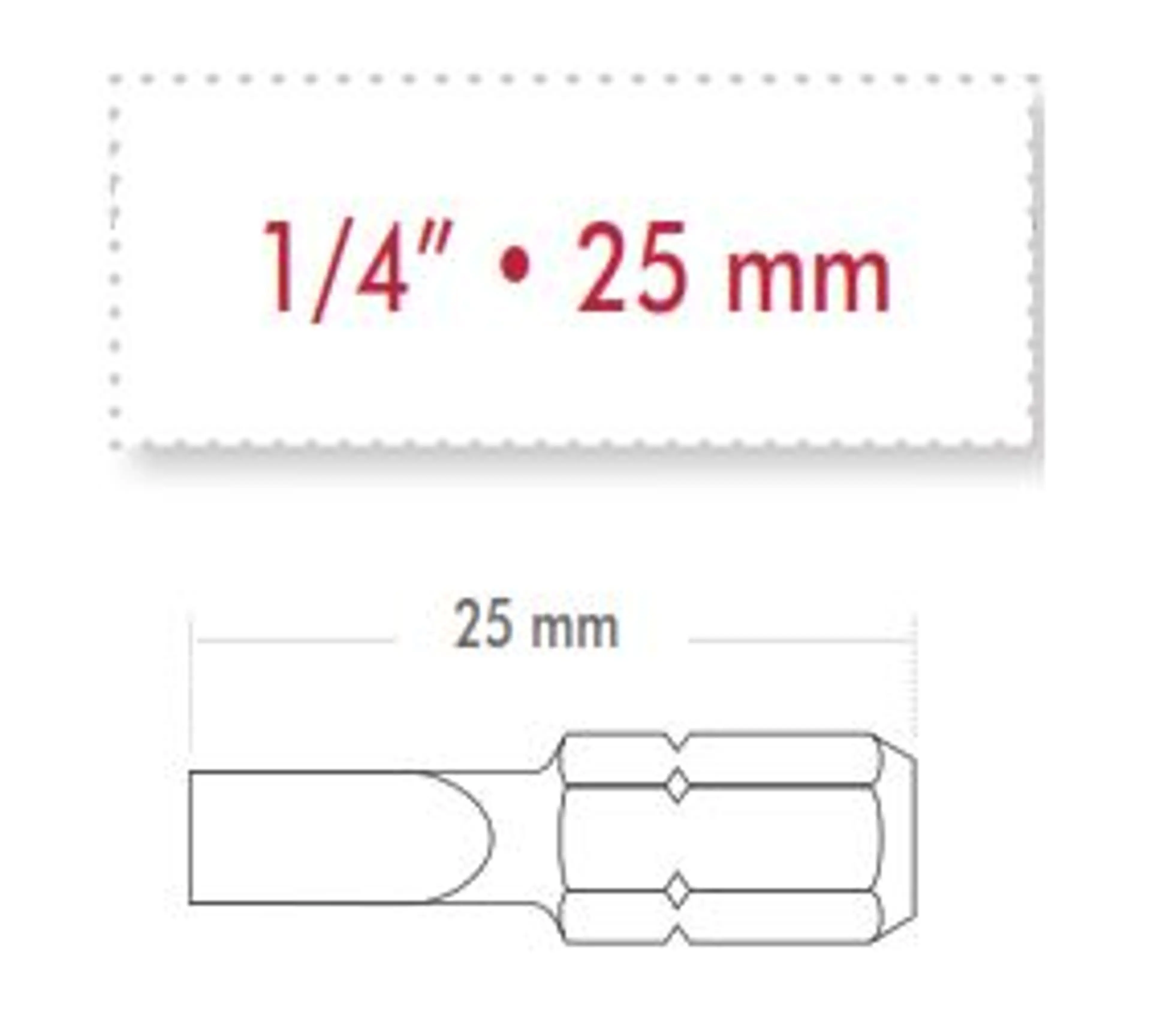 BLISTER 3 PUNTAS 25MM PZ1+PZ2+PZ3