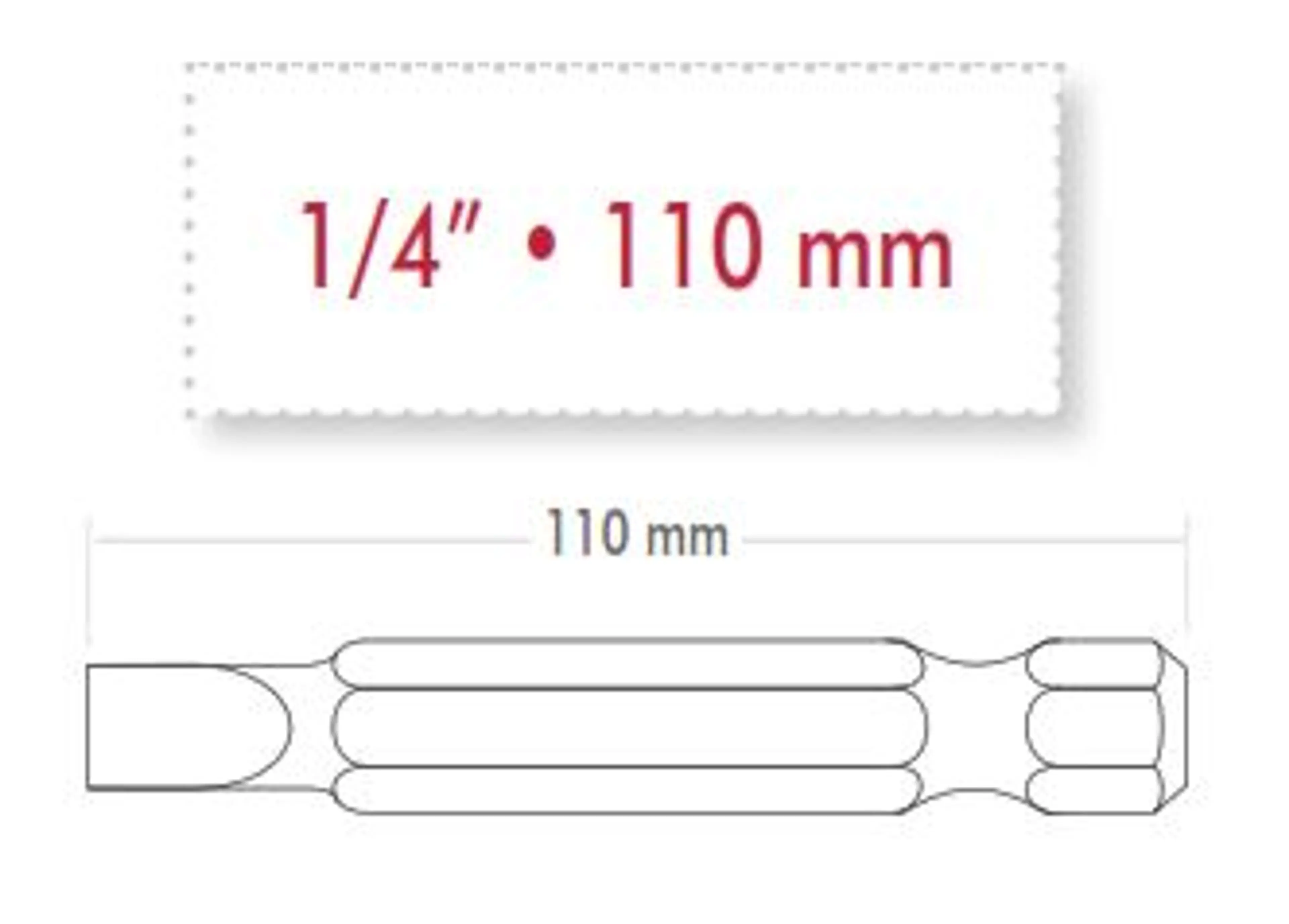 PUNTA DE ATORNILLAR S2 PZ1 110MM