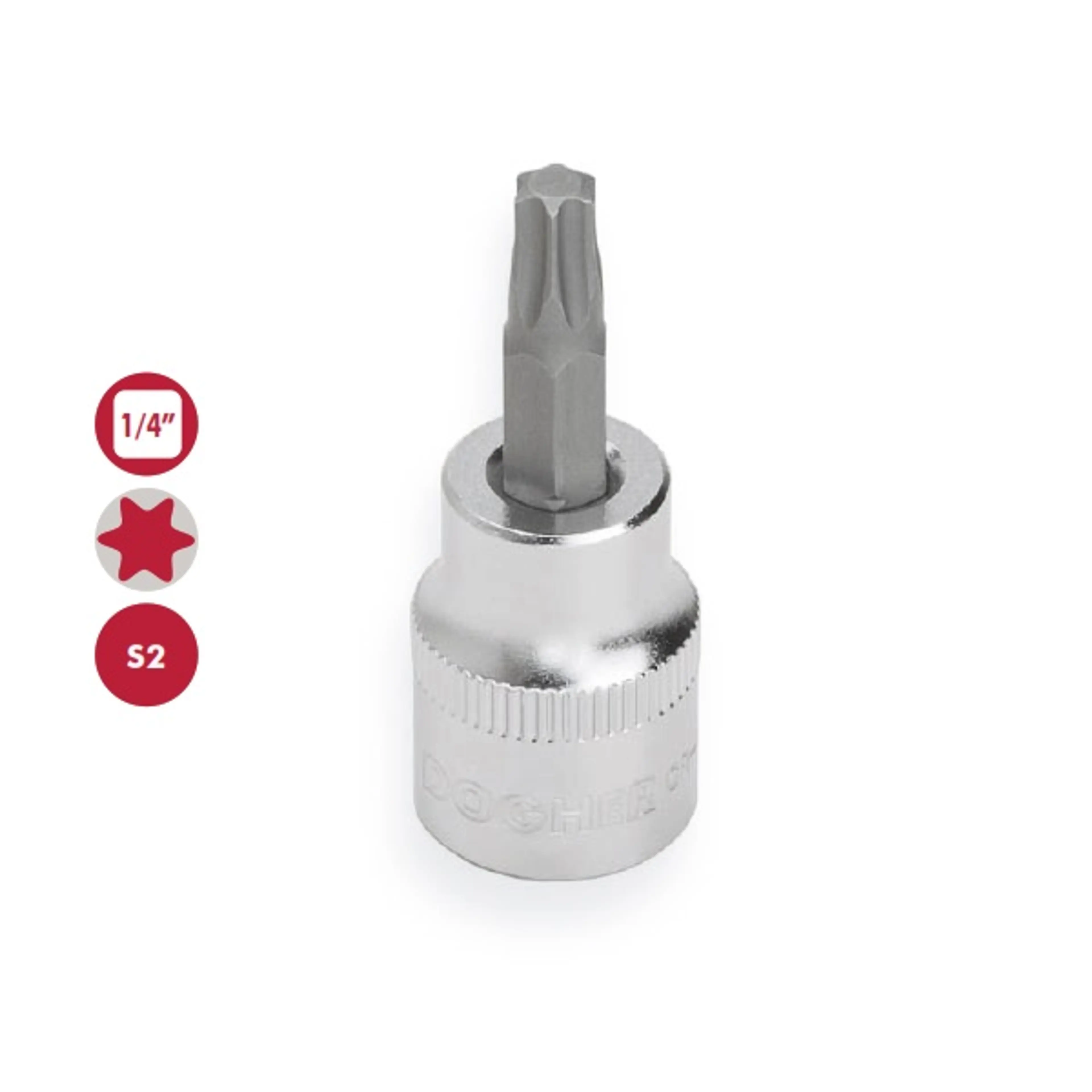 VASO CON PUNTA S2 1/4 TORX T30