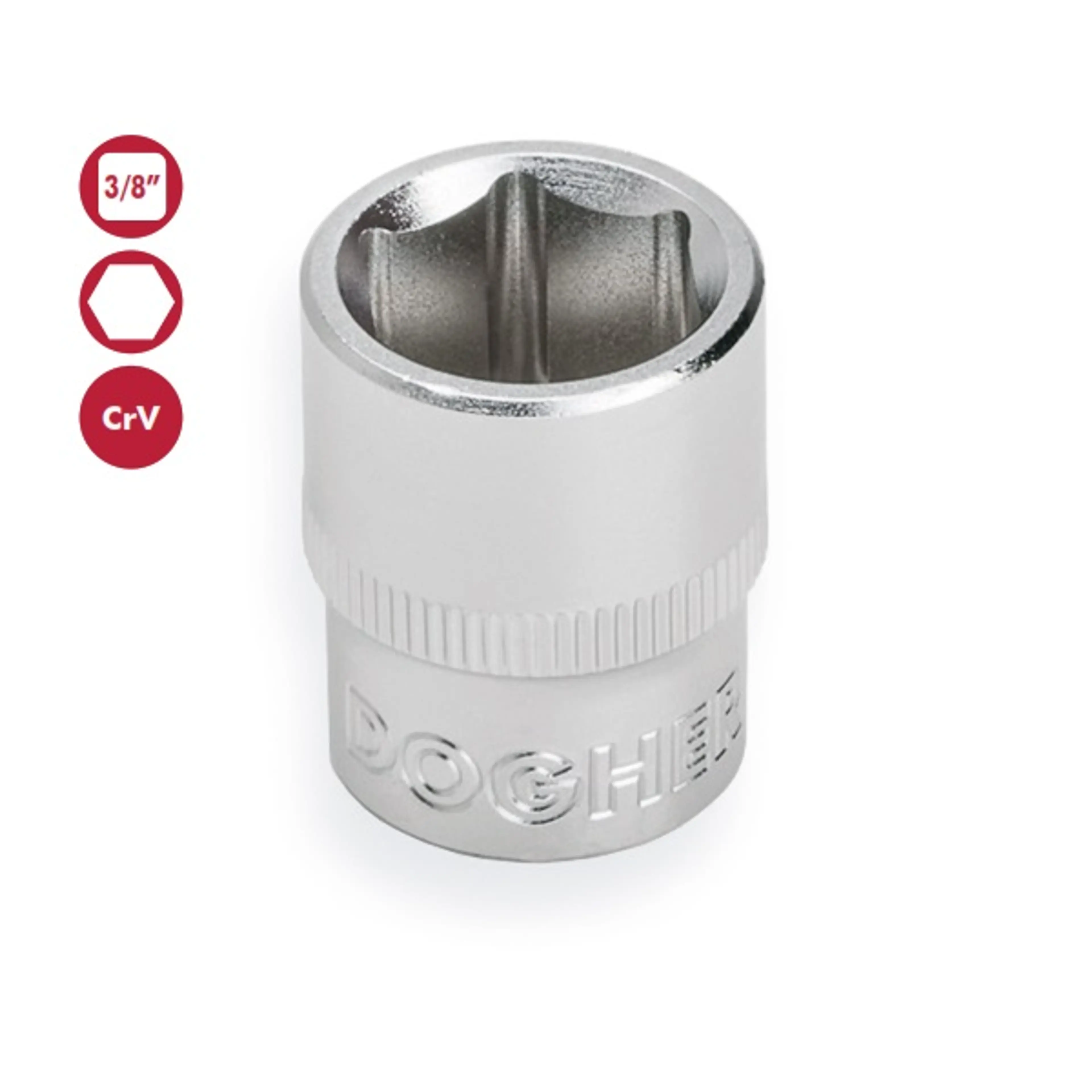 VASO HEXAGONAL 3/8 15MM
