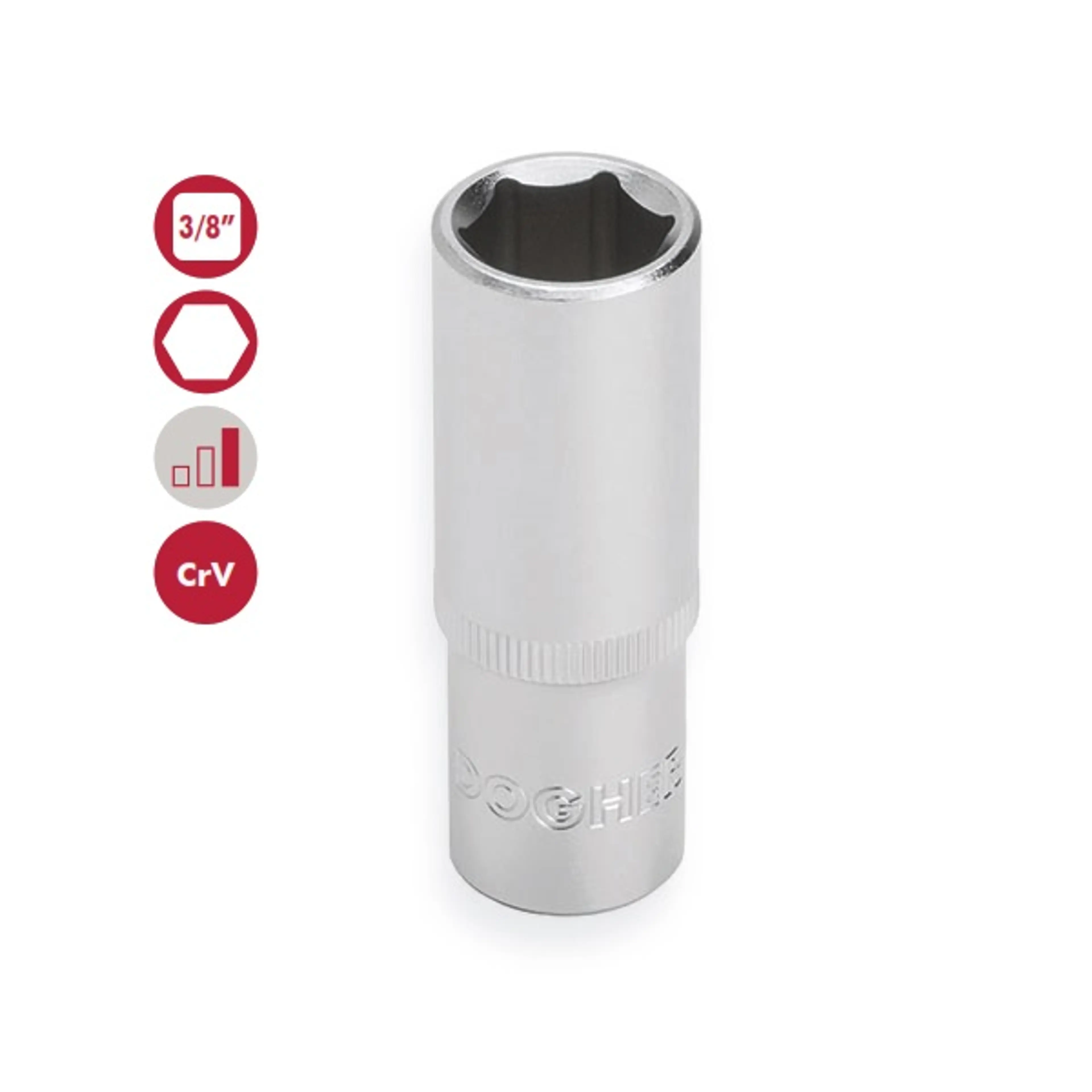 VASO HEXAGONAL 3/8 S/L 15MM