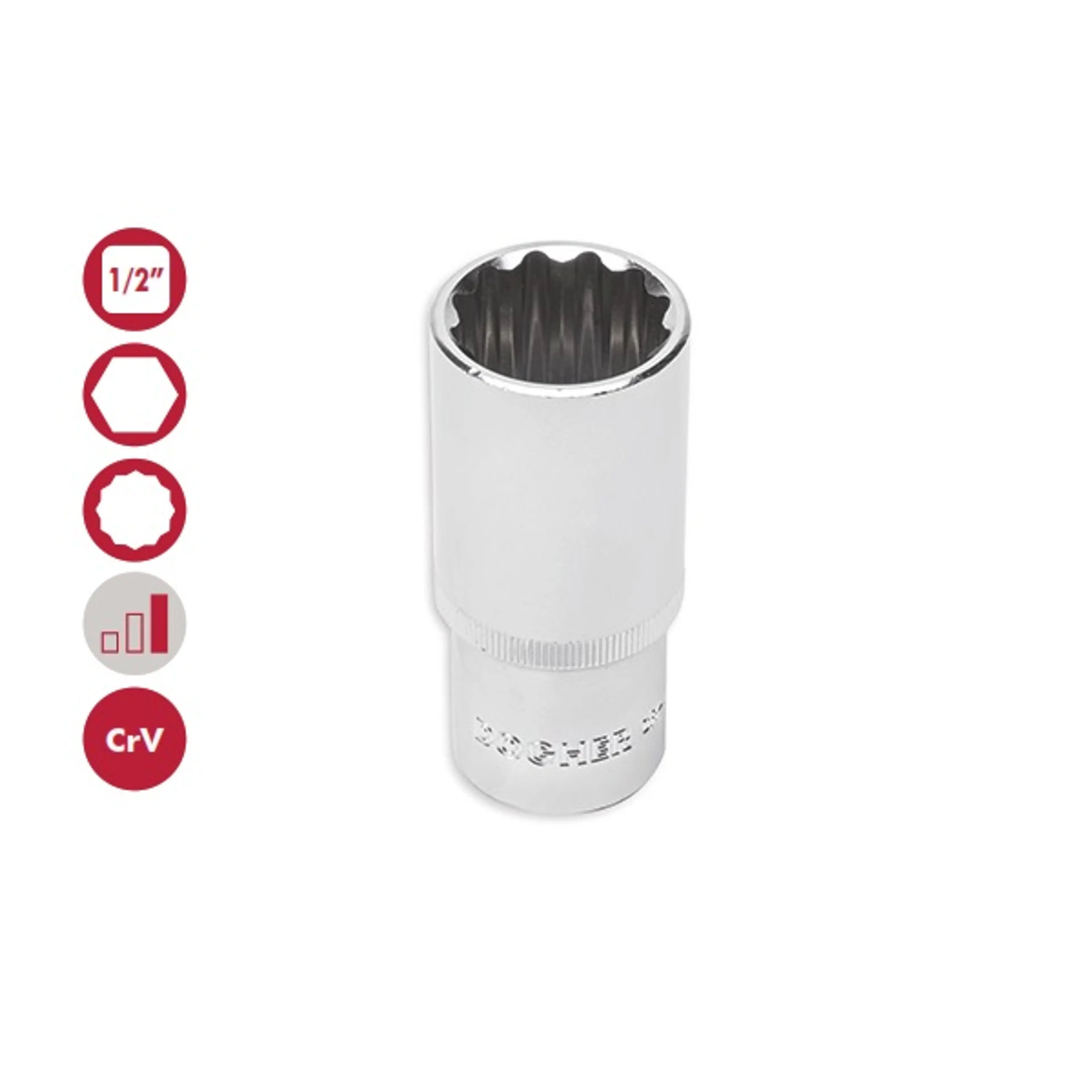 VASO BI-HEXAGONAL 1/2 S/L-25MM