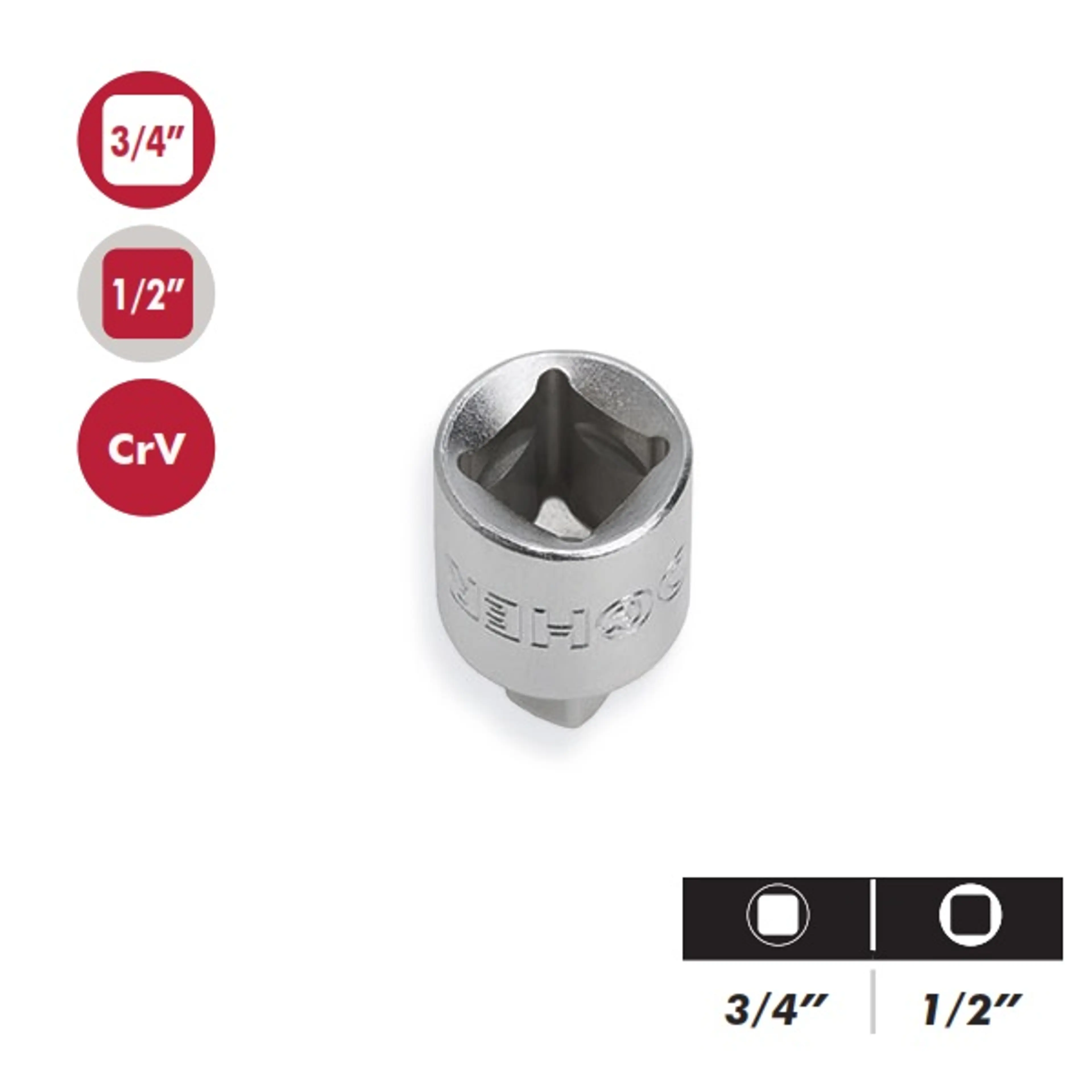 ADAPTADOR REDUCTOR 3/4X1/2
