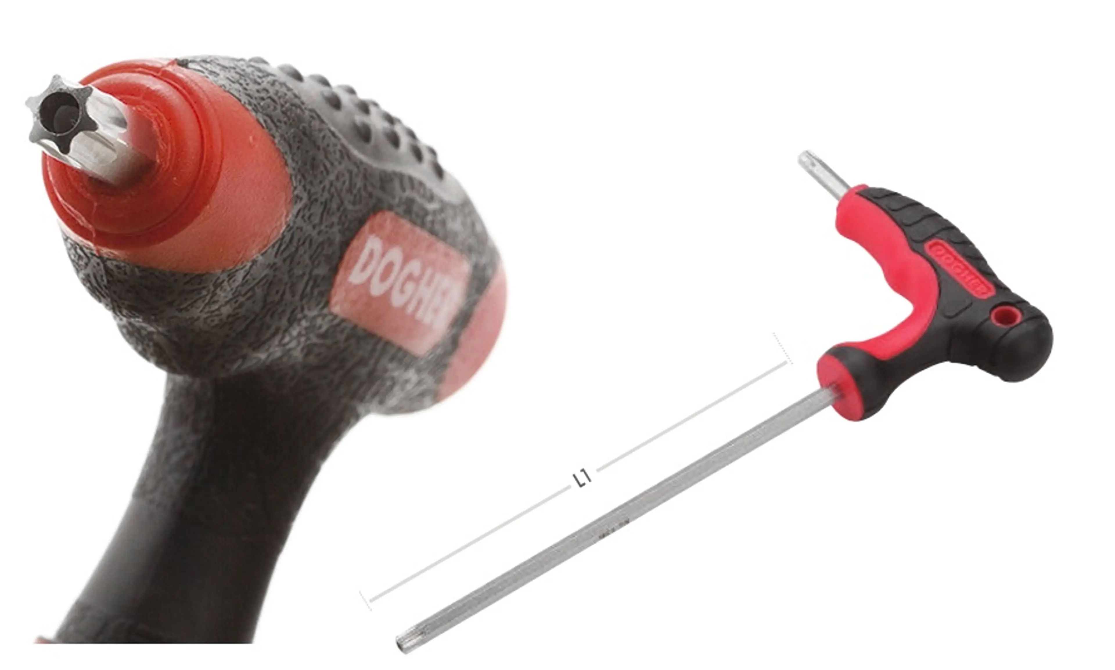 LLAVE EN T TORX SEGURIDAD TS10X100M