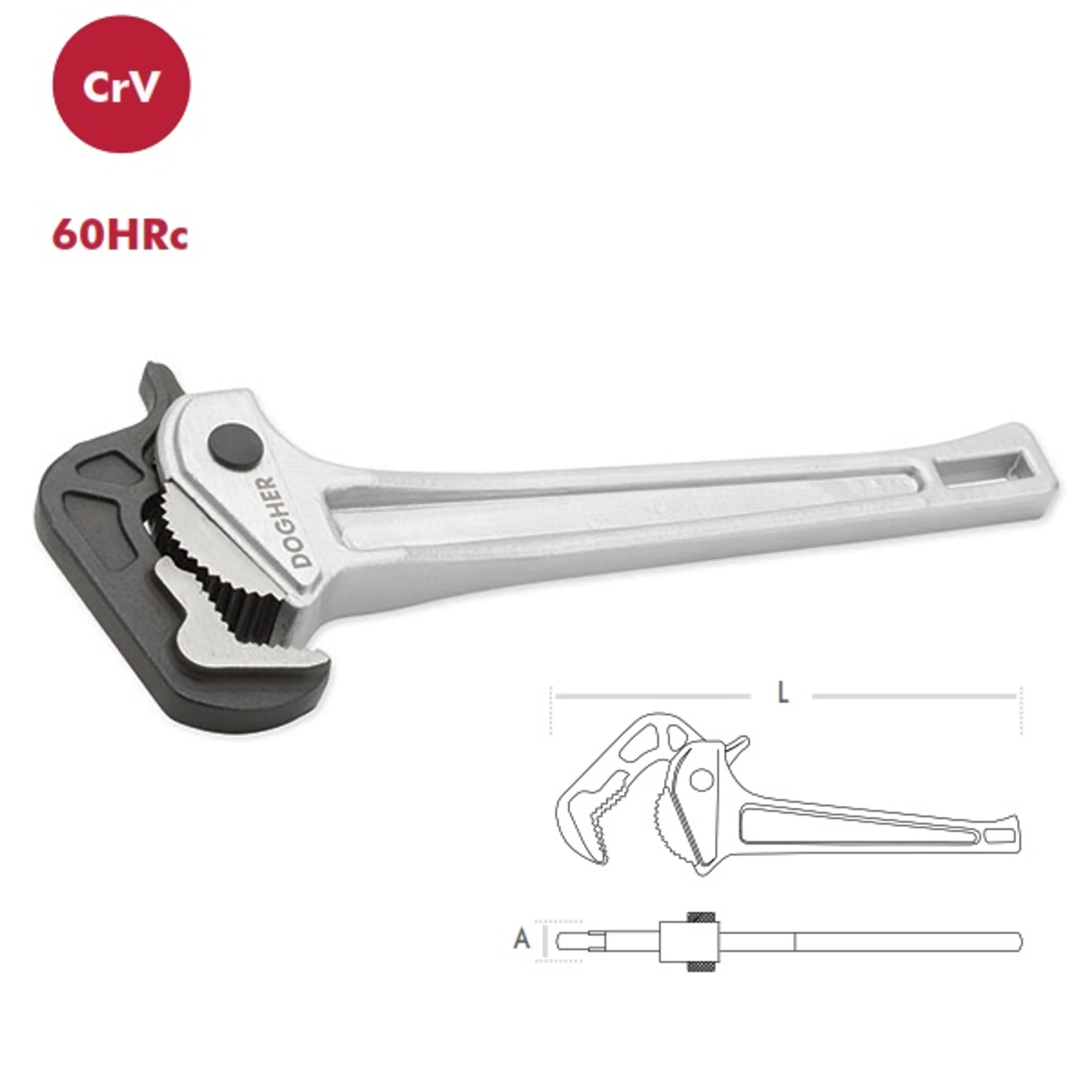 LLAVE STILLSON ALU APRIETE RAPIDO 2