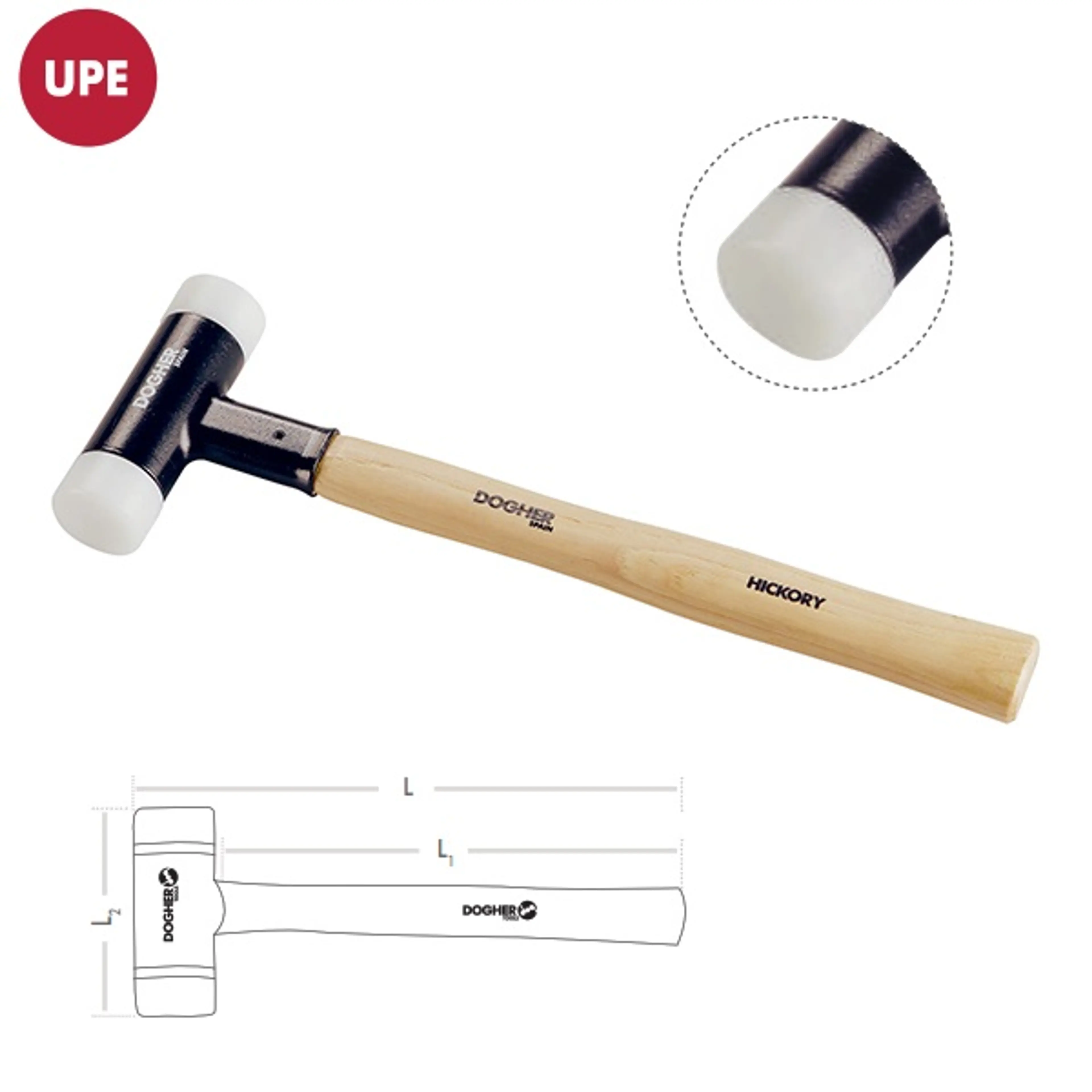 MARTILLO NY-UPE BOCA PRESION 25MM