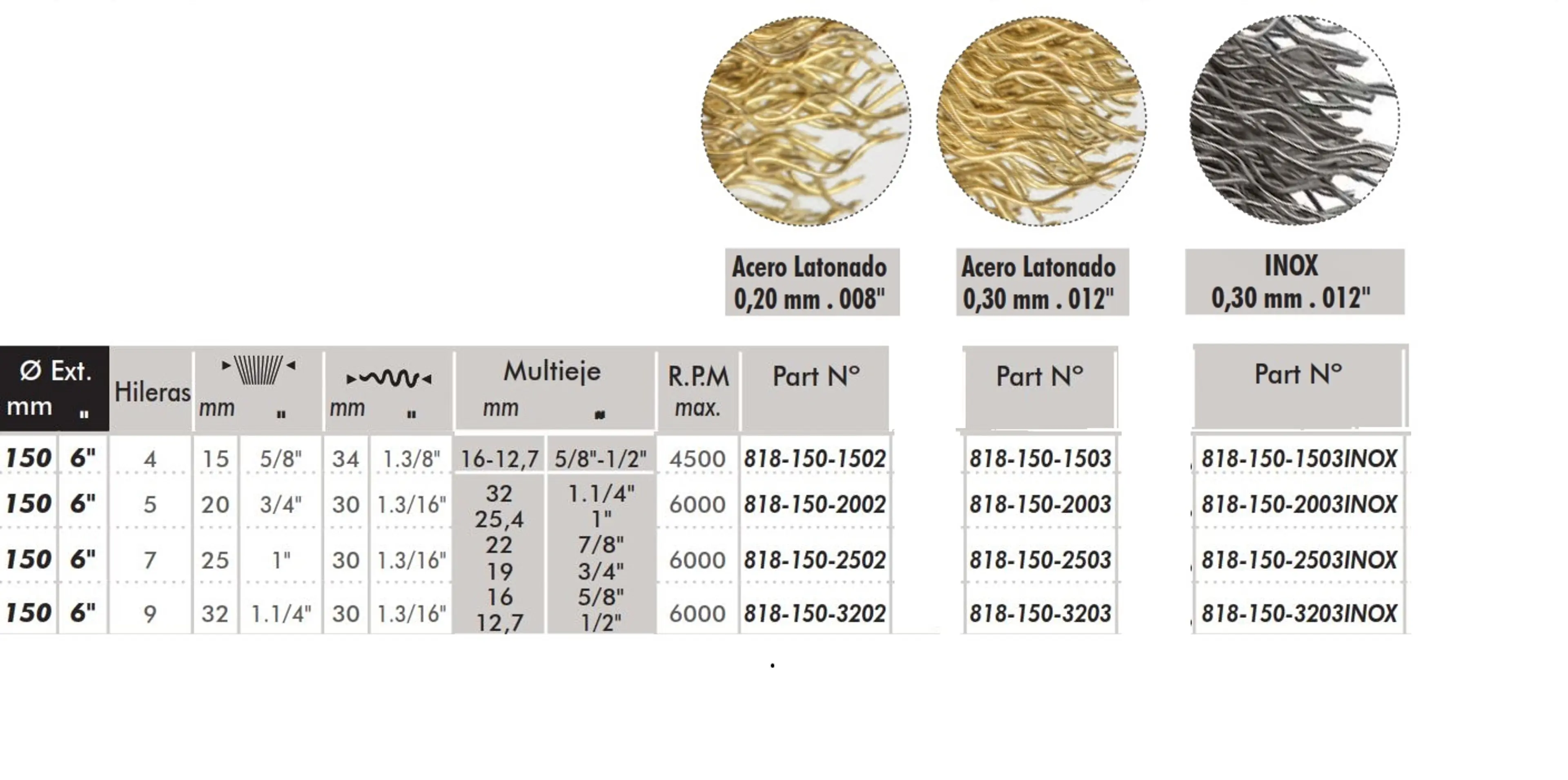 CEP.CIRC.ONDU.A.LATON 150X32X0,2MM