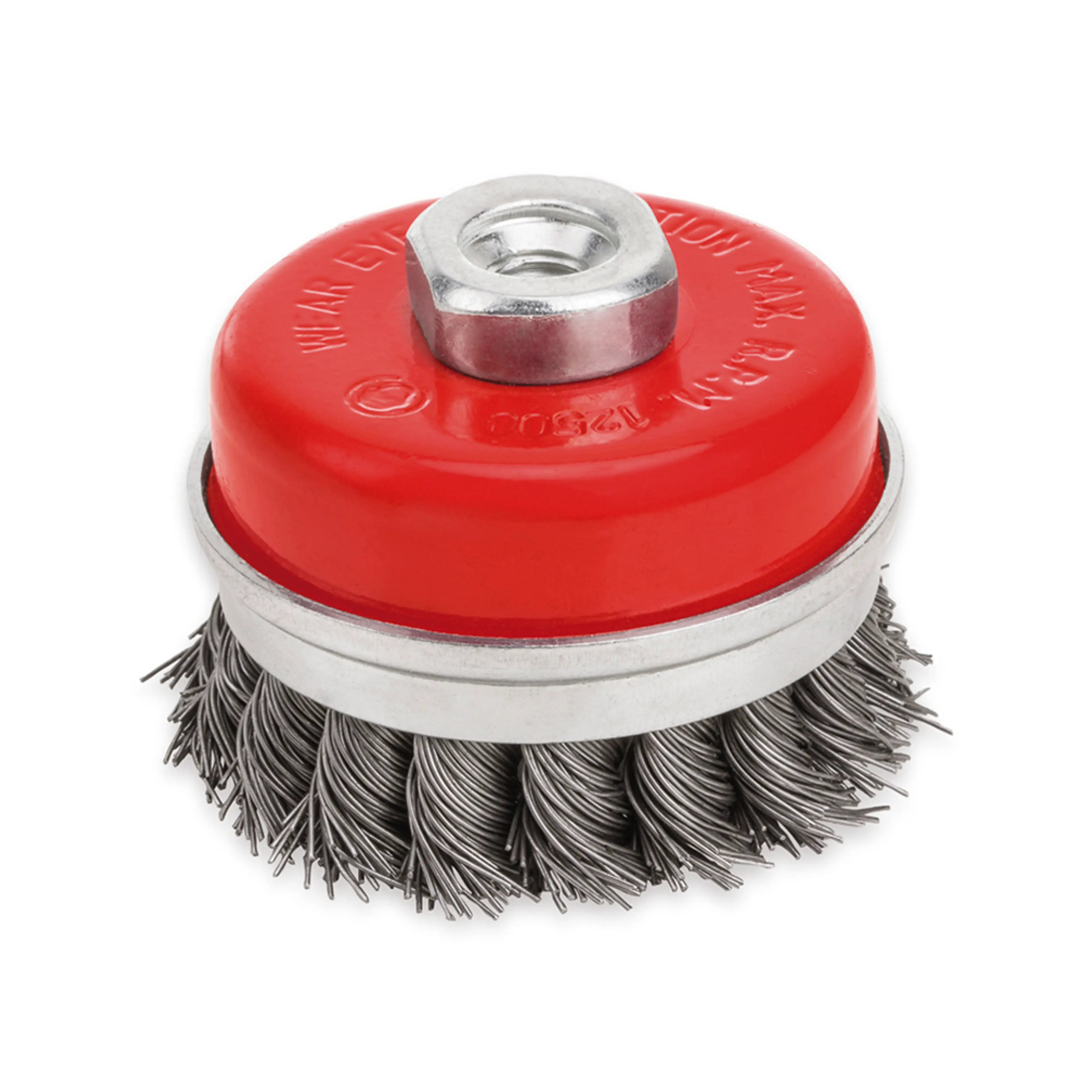 CEP.TAZA TRENZADO INOX 125X0,5MM