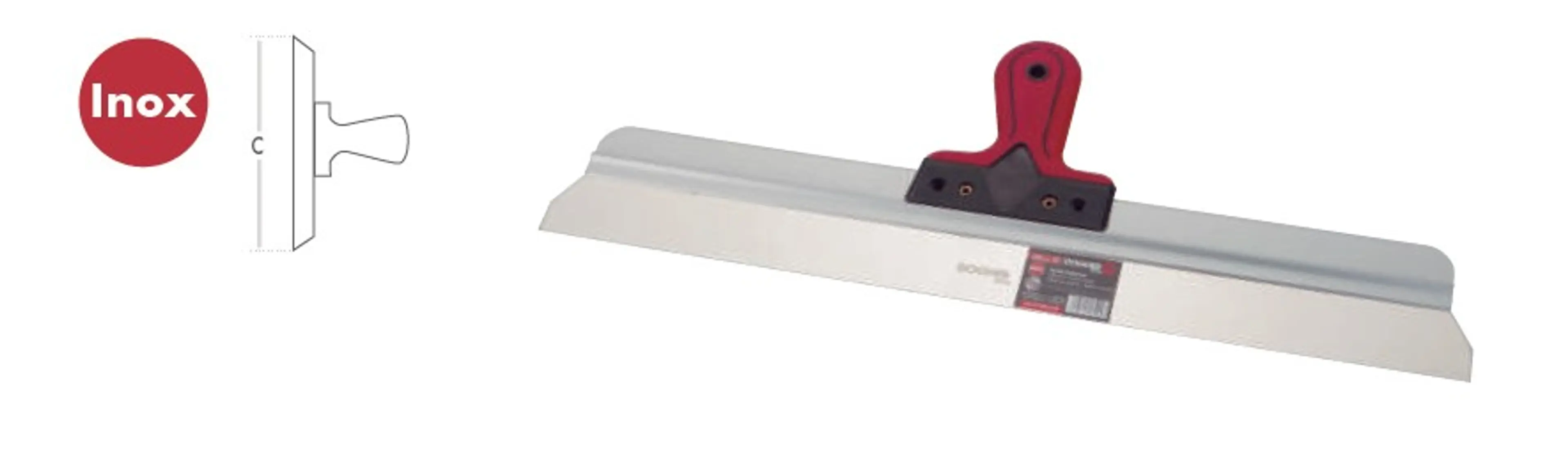 ESPAT. EMPLASTECER BIMAT.INOX 600MM