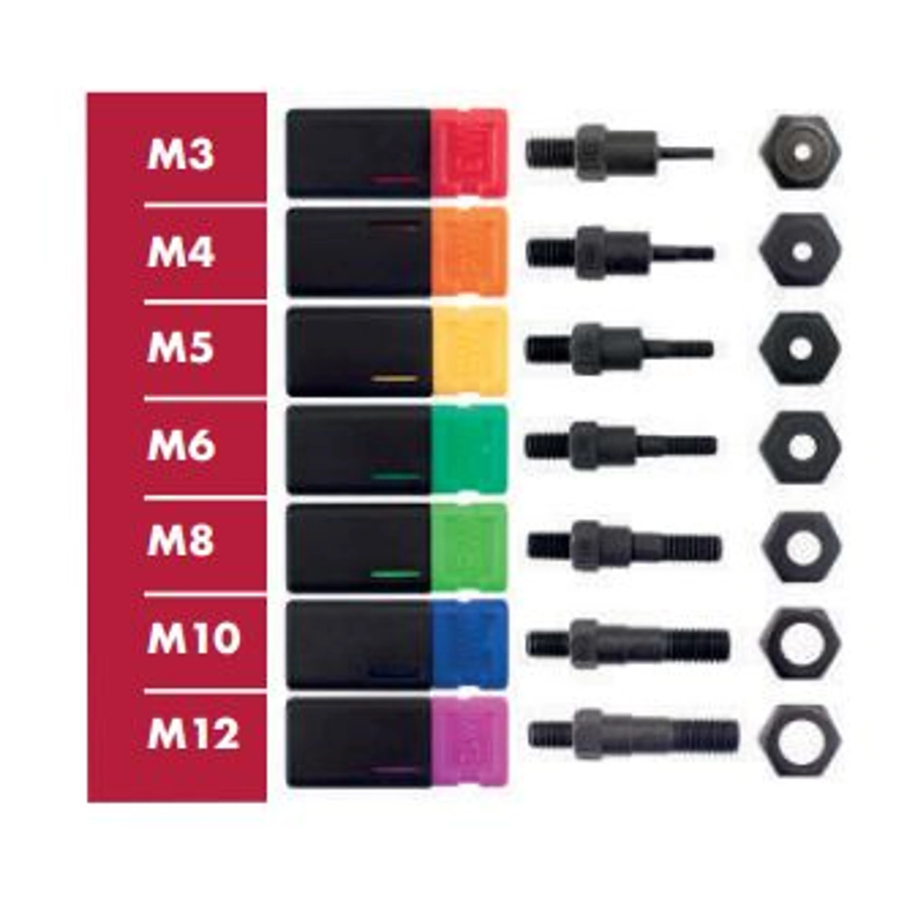 REMACH.TUERCAS HASTA M12 410MM