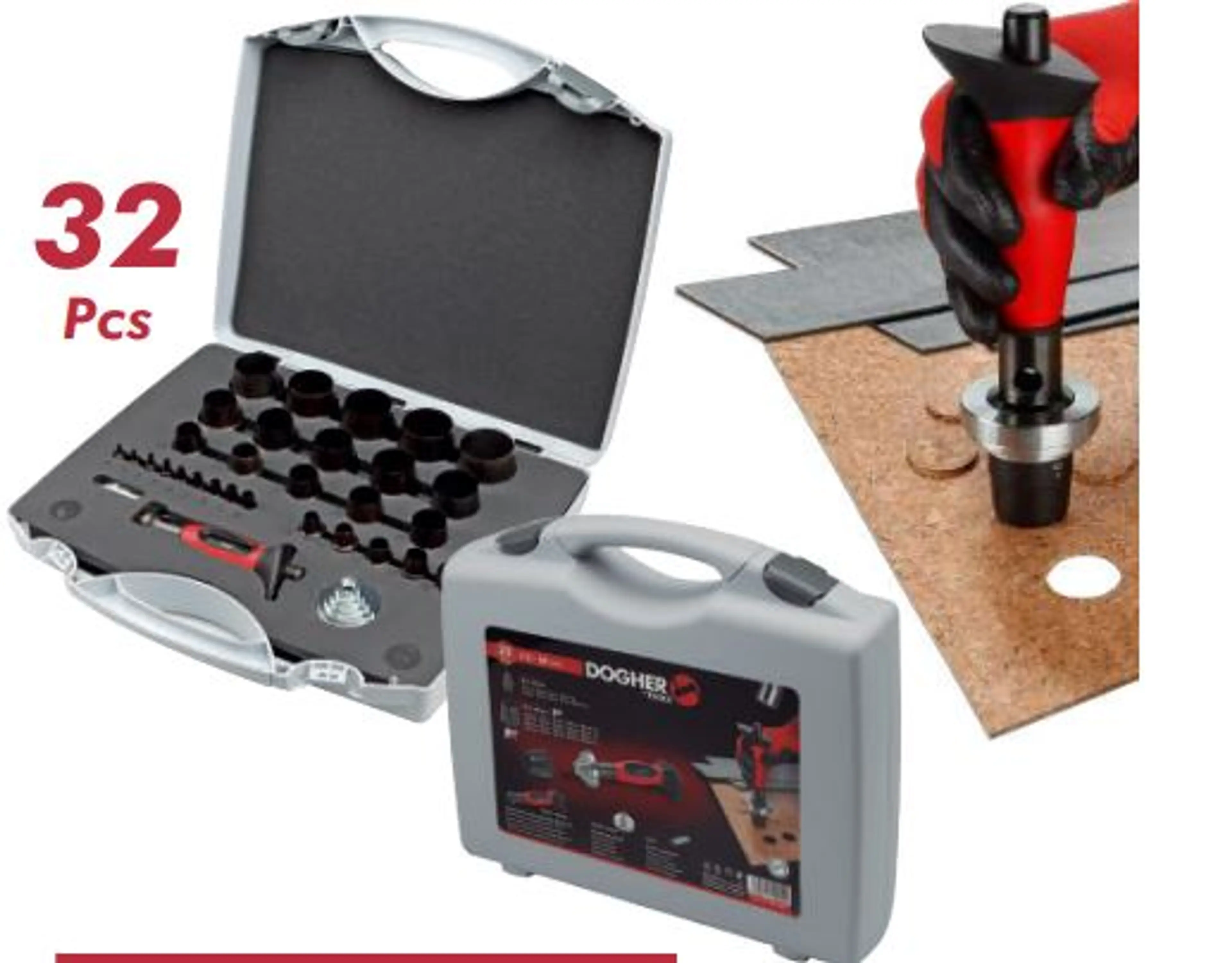 JUEGO SACABOCADOS BIMAT 2-50MM 32 P