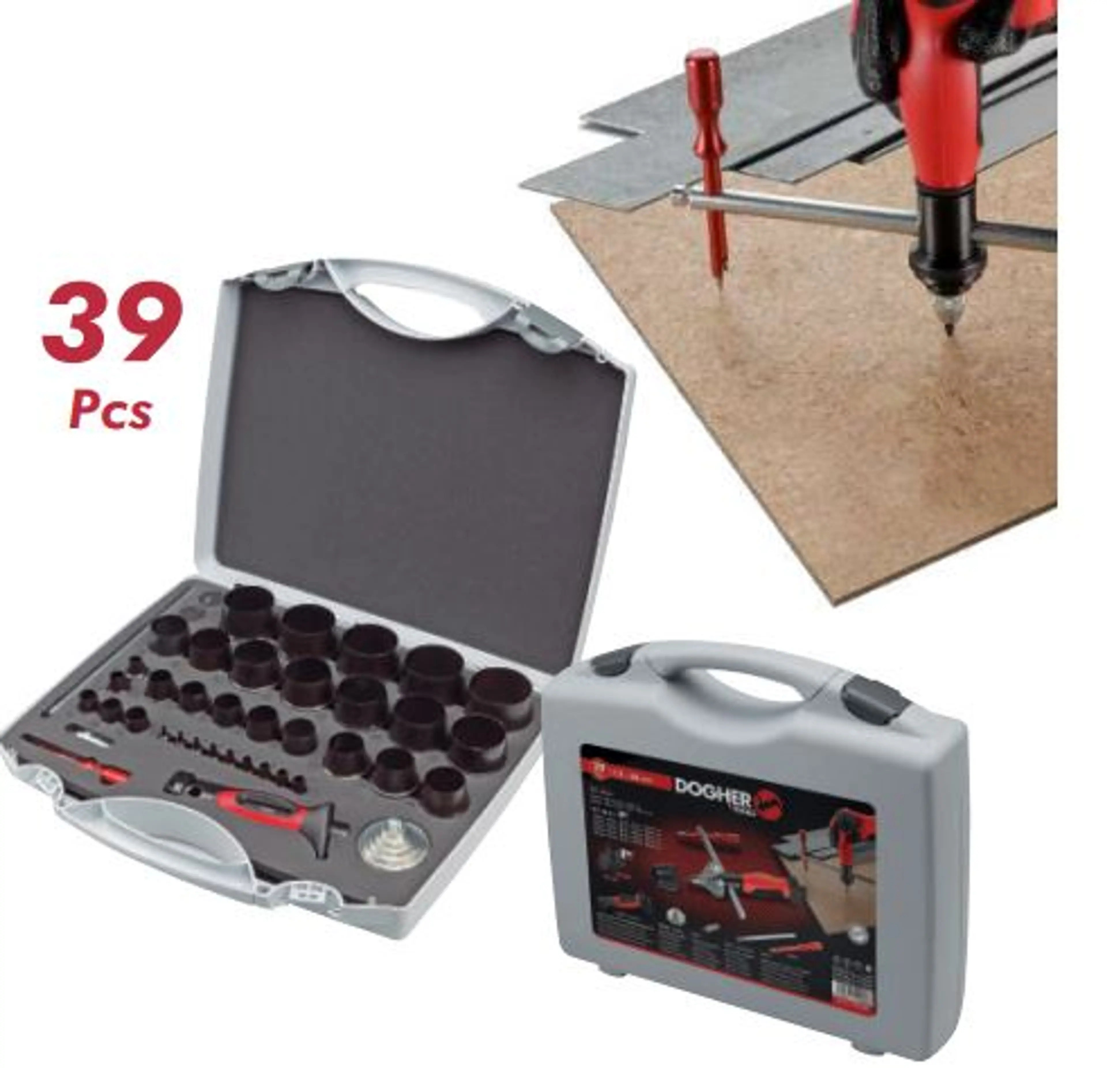 JUEGO SACABOCADOS BIMAT 2-60MM 39 P