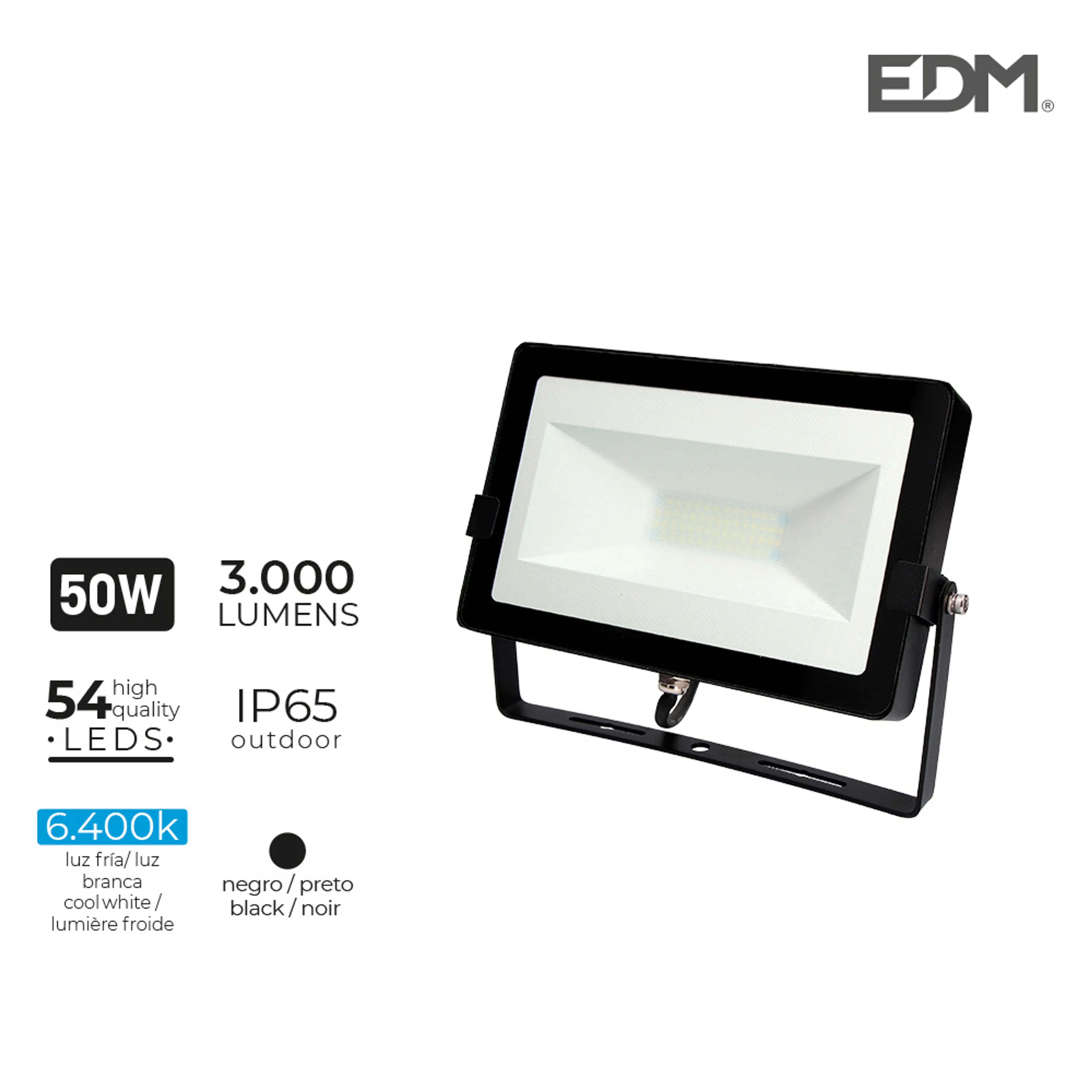 FOCO PROYECTOR LED 50W 6400K