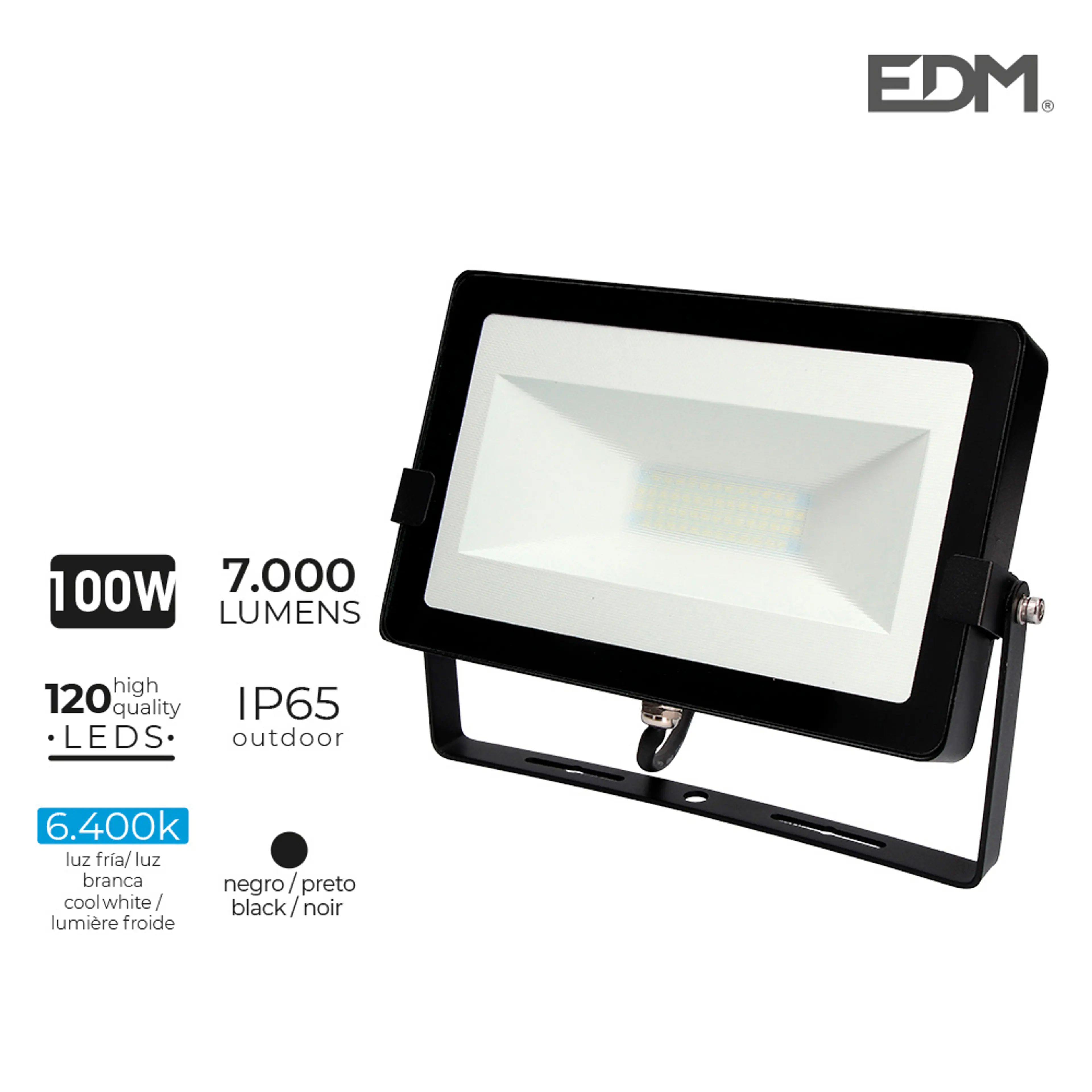 FOCO PROYECTOR LED 100W 6400K