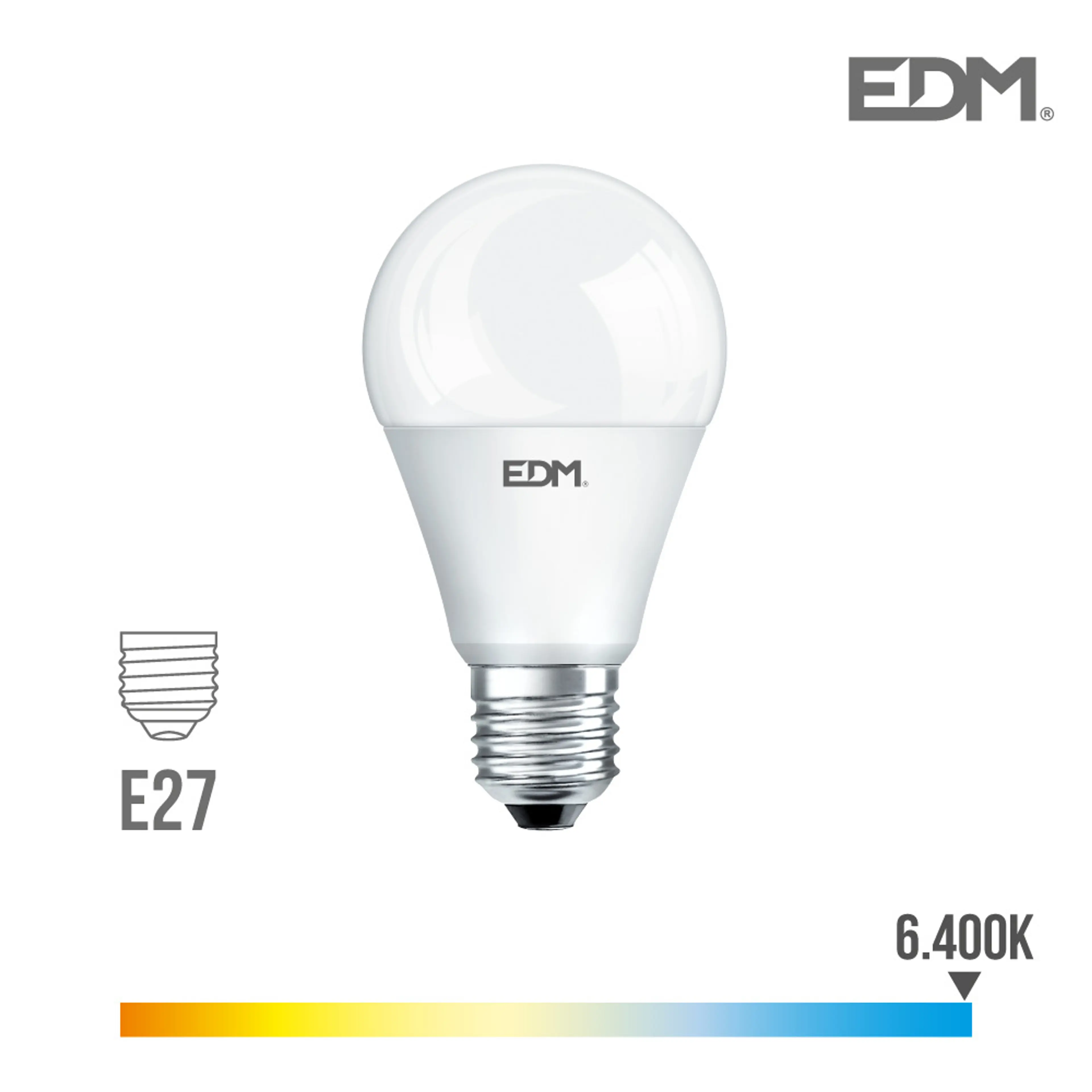 BOMBILLA LED E27 10W 810LM FRIA