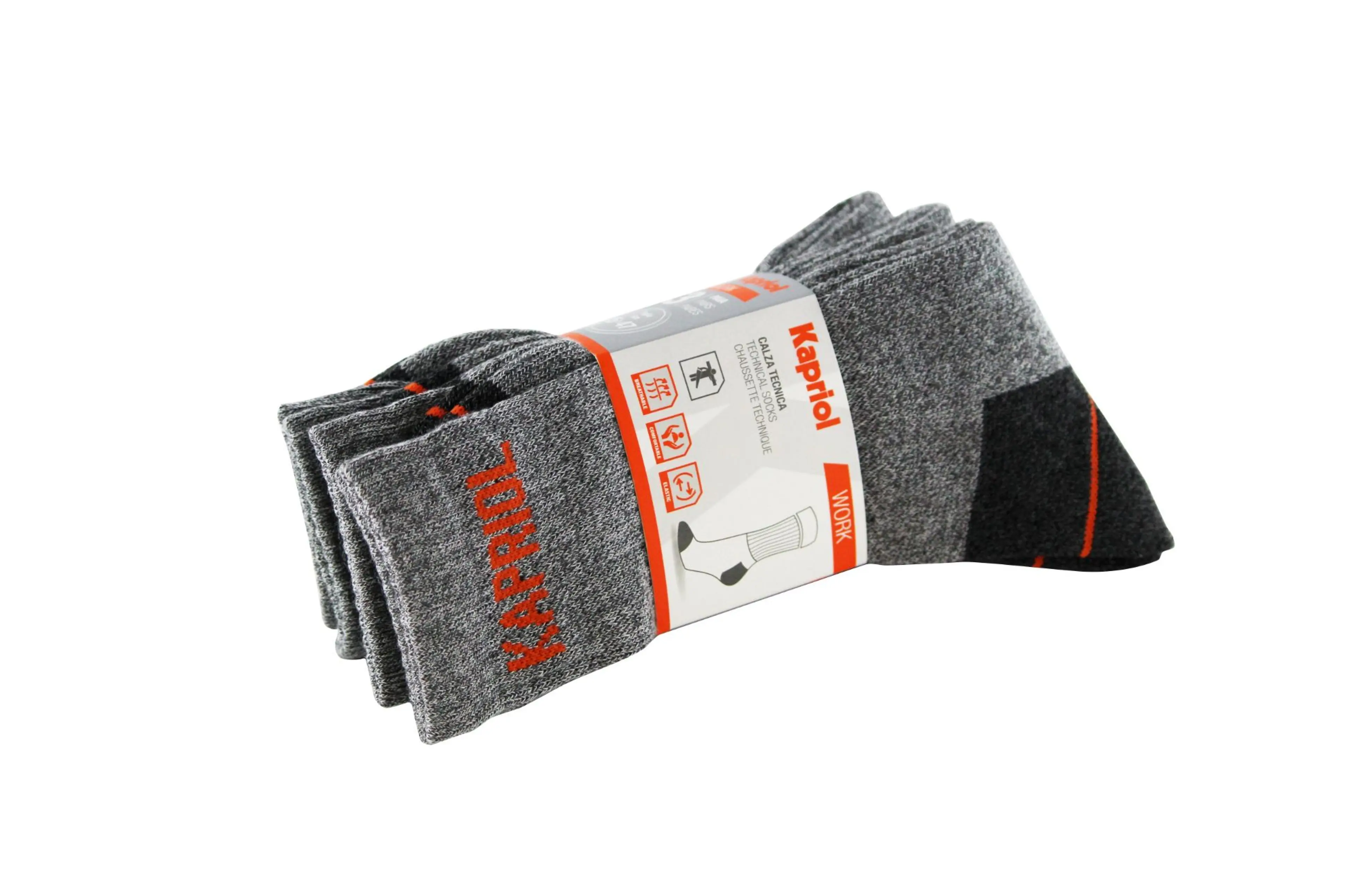 CALCETIN WORK GRIS 3 PCS TALLA 39-4