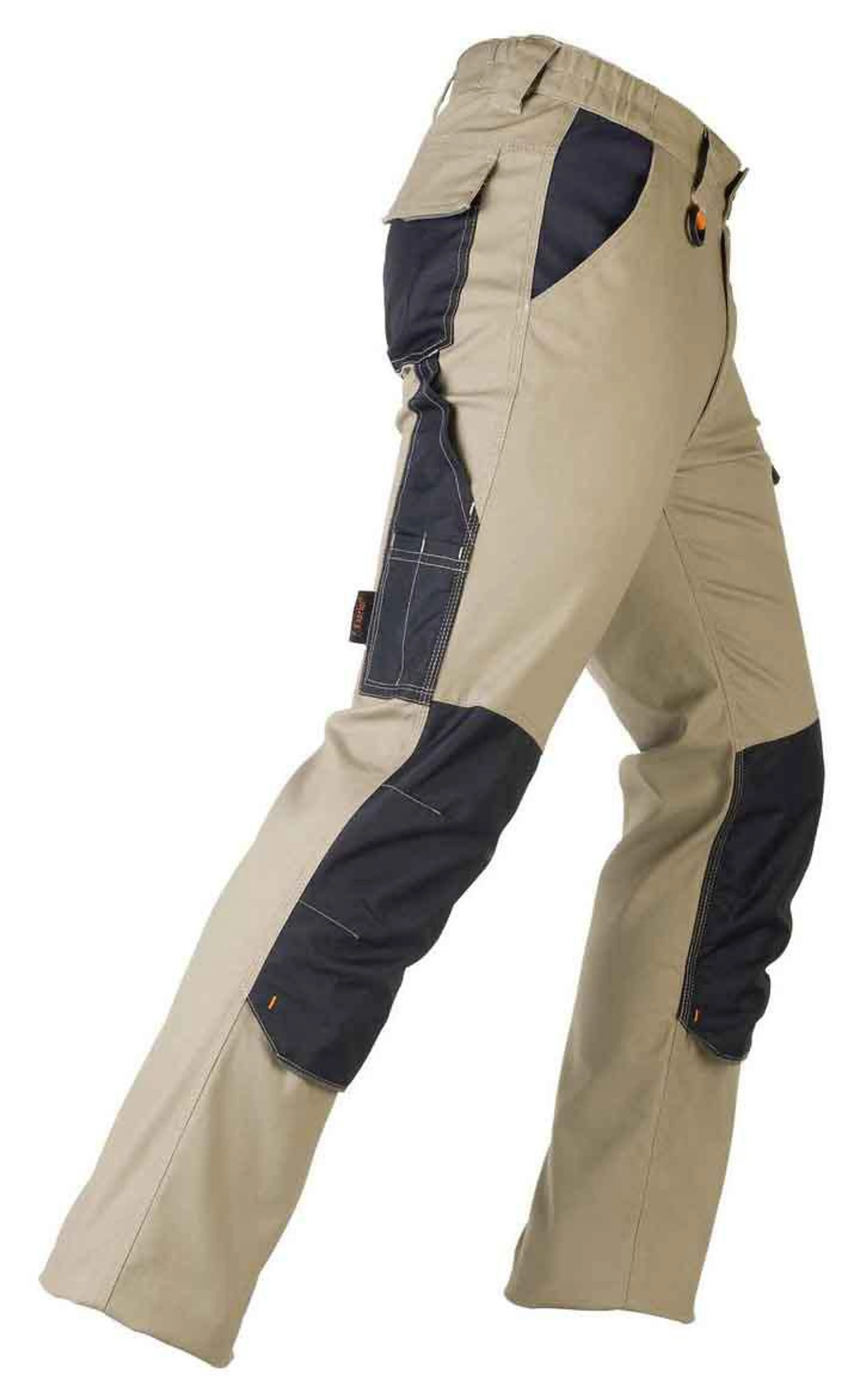 PANTALON TENERE PRO BEIGE/AZUL