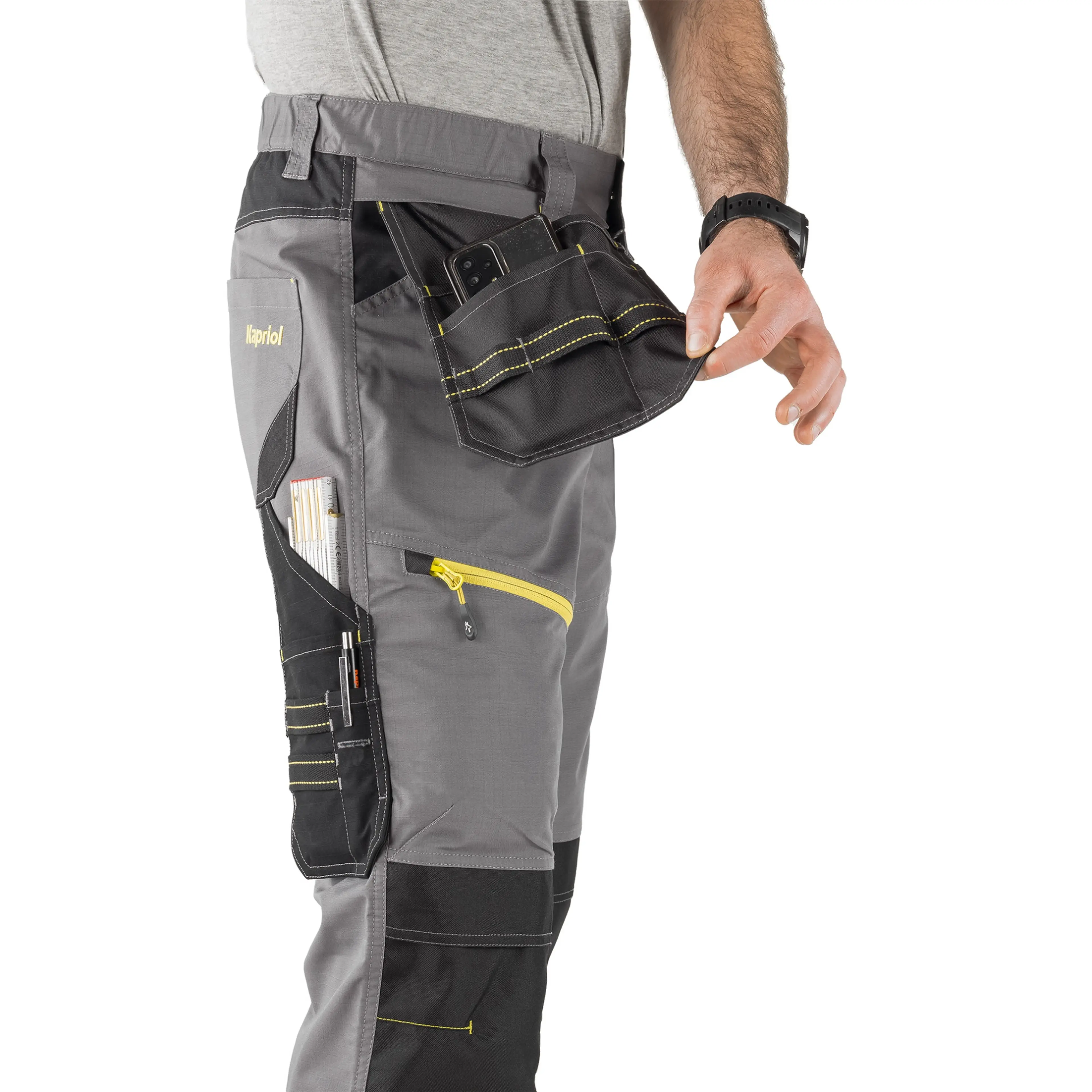 PANTALON DYNAMIC ARTESANO GRIS T.M