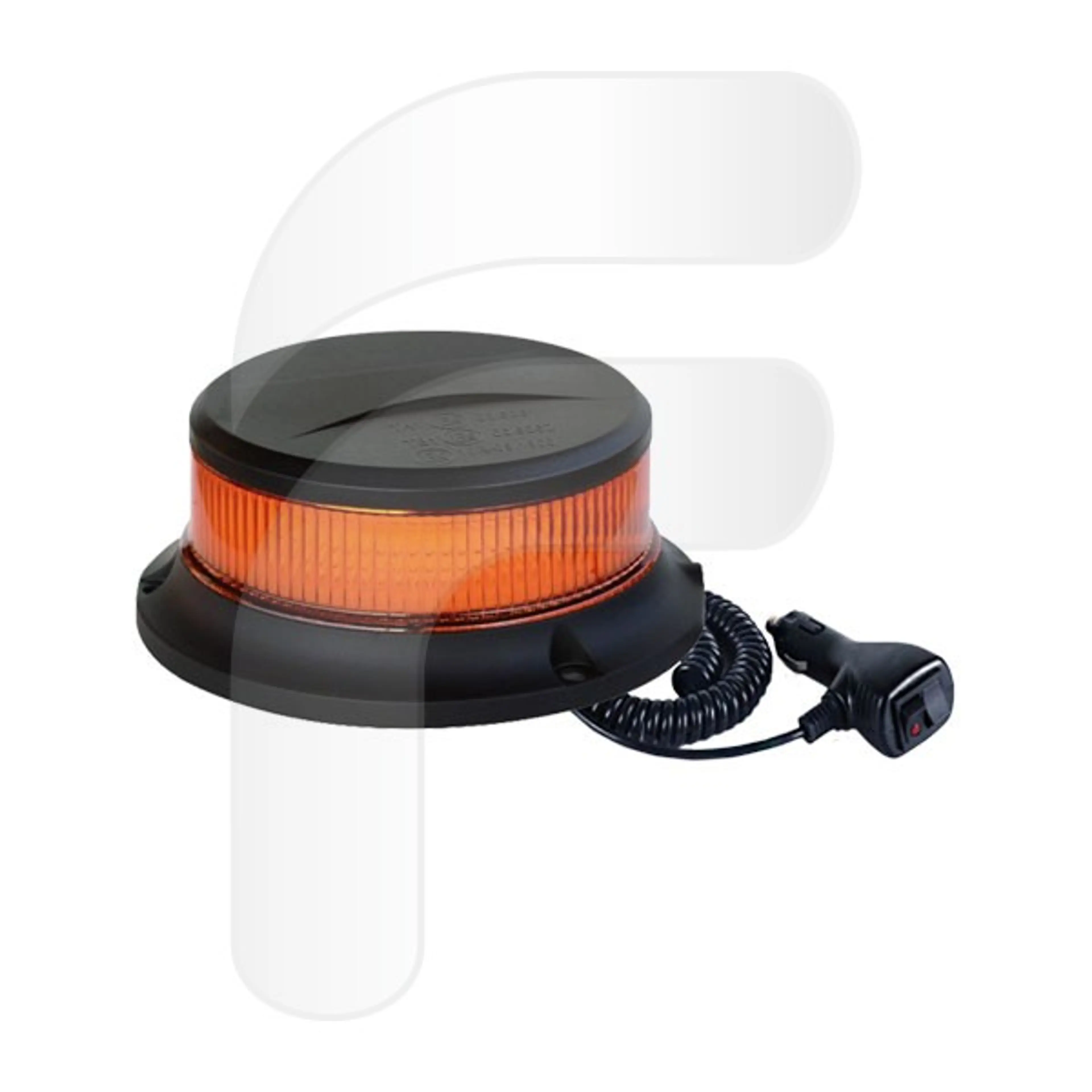 ROTATIVO 18LED R65 MAGNÉTICO ÁMBAR 