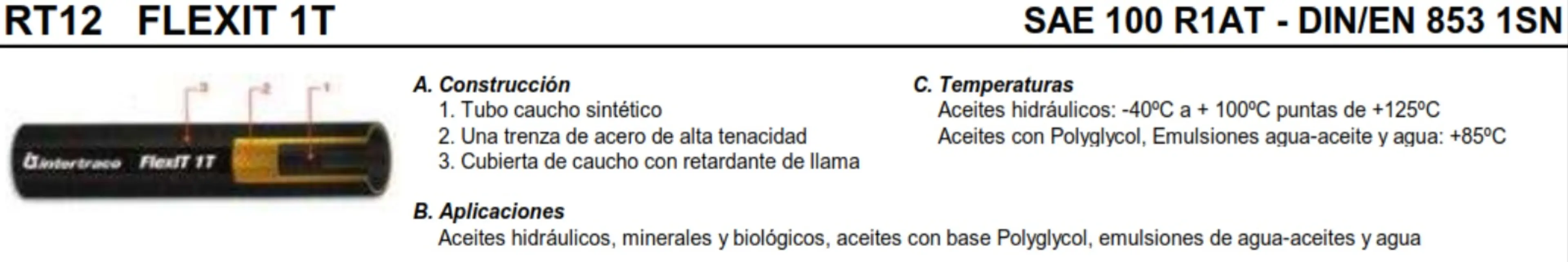 TUBERIA EN853 1SN 3/16