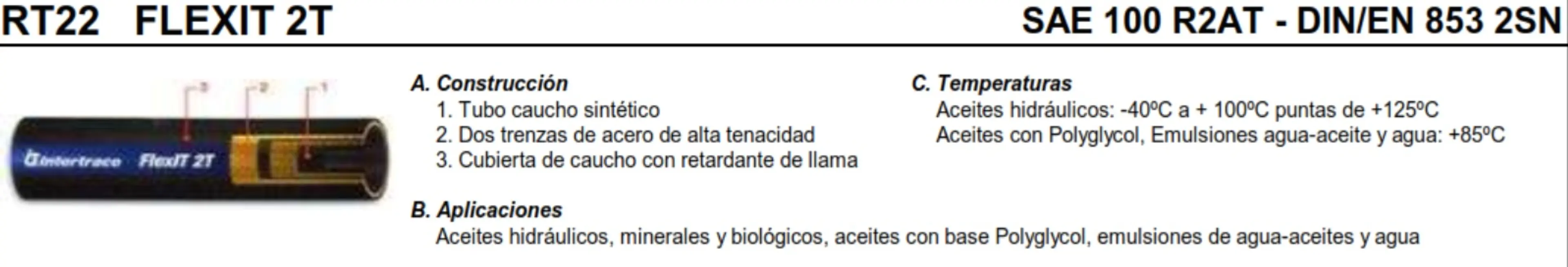 TUBERIA EN853 2SN  1"1/4