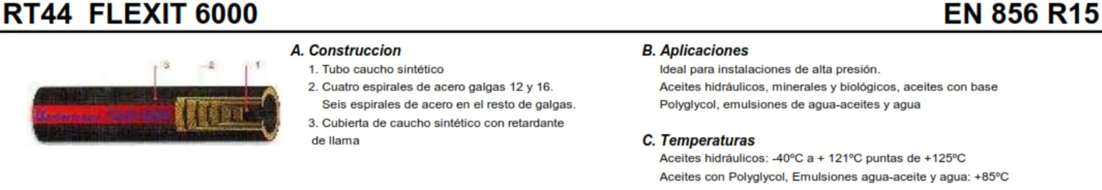 TUBERIA F6000 SAE100 R15  1/2"