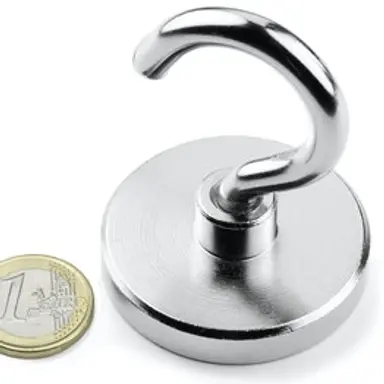 GANCHO MAGNETICO Ø50MM  M8 75KG