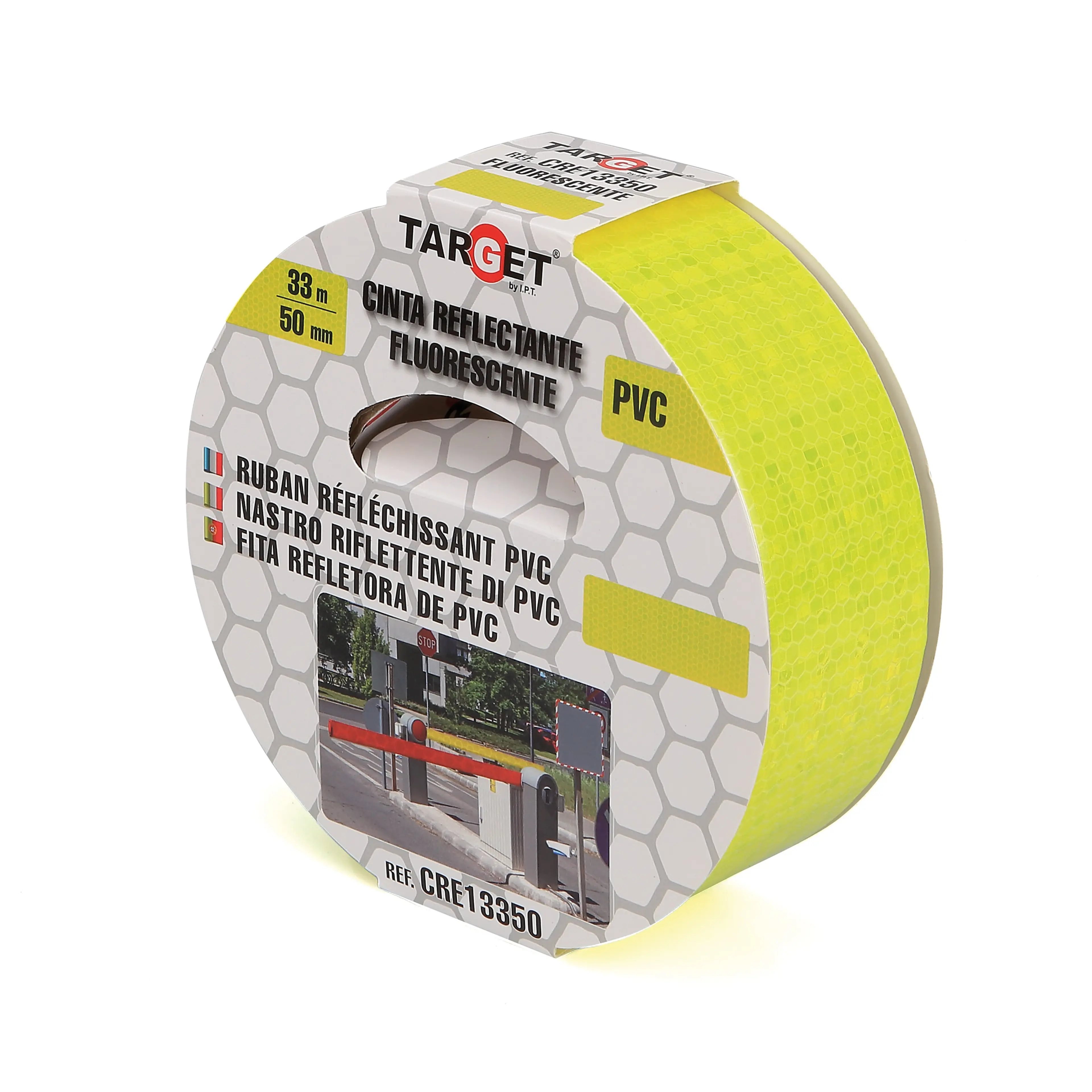 CINTA REFLECTANTE FLOURESCE.33X50MM