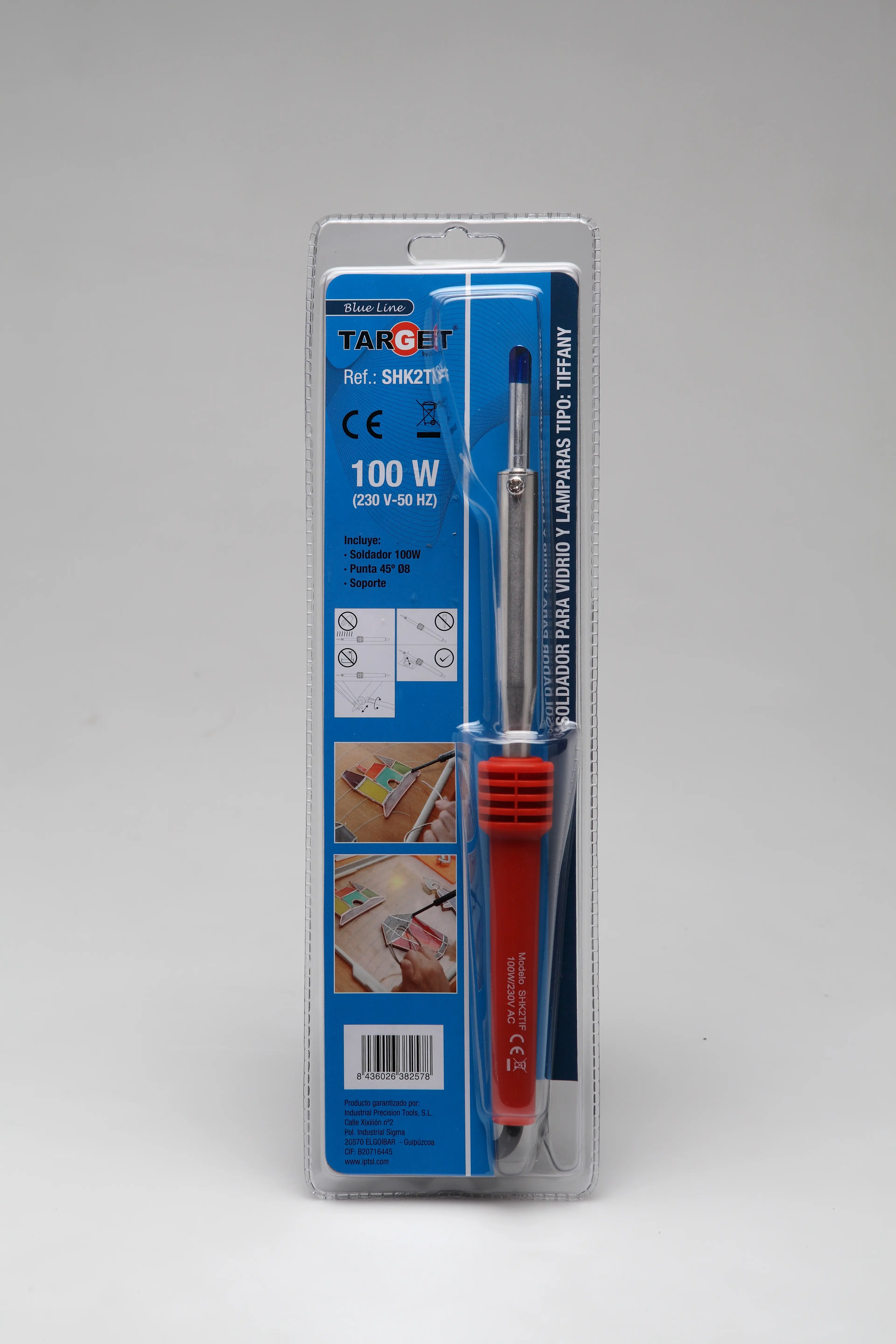 SOLDADOR TRABA.EN VIDRIO 100W.P.45º