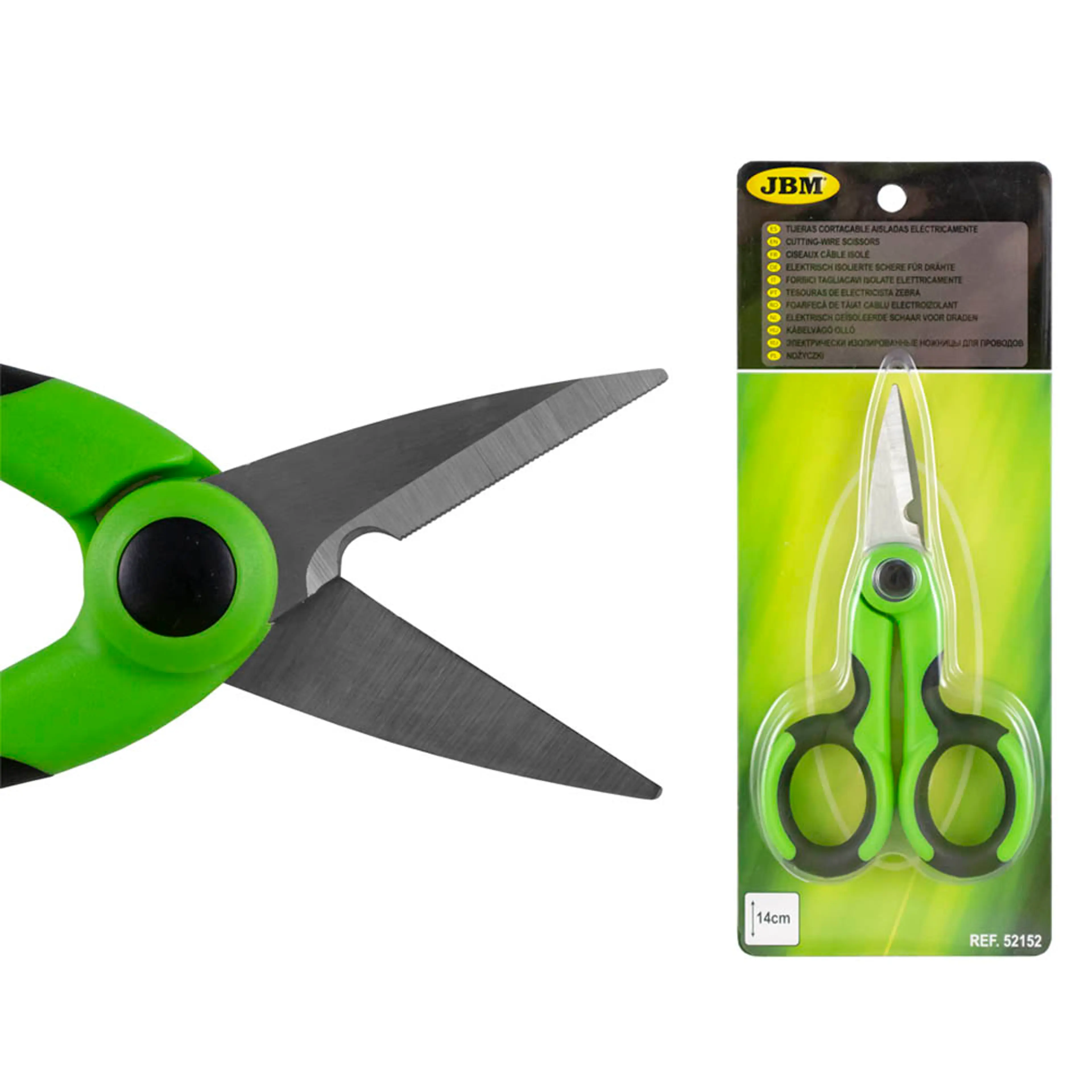 TIJERA 14 CM CORTACABLE