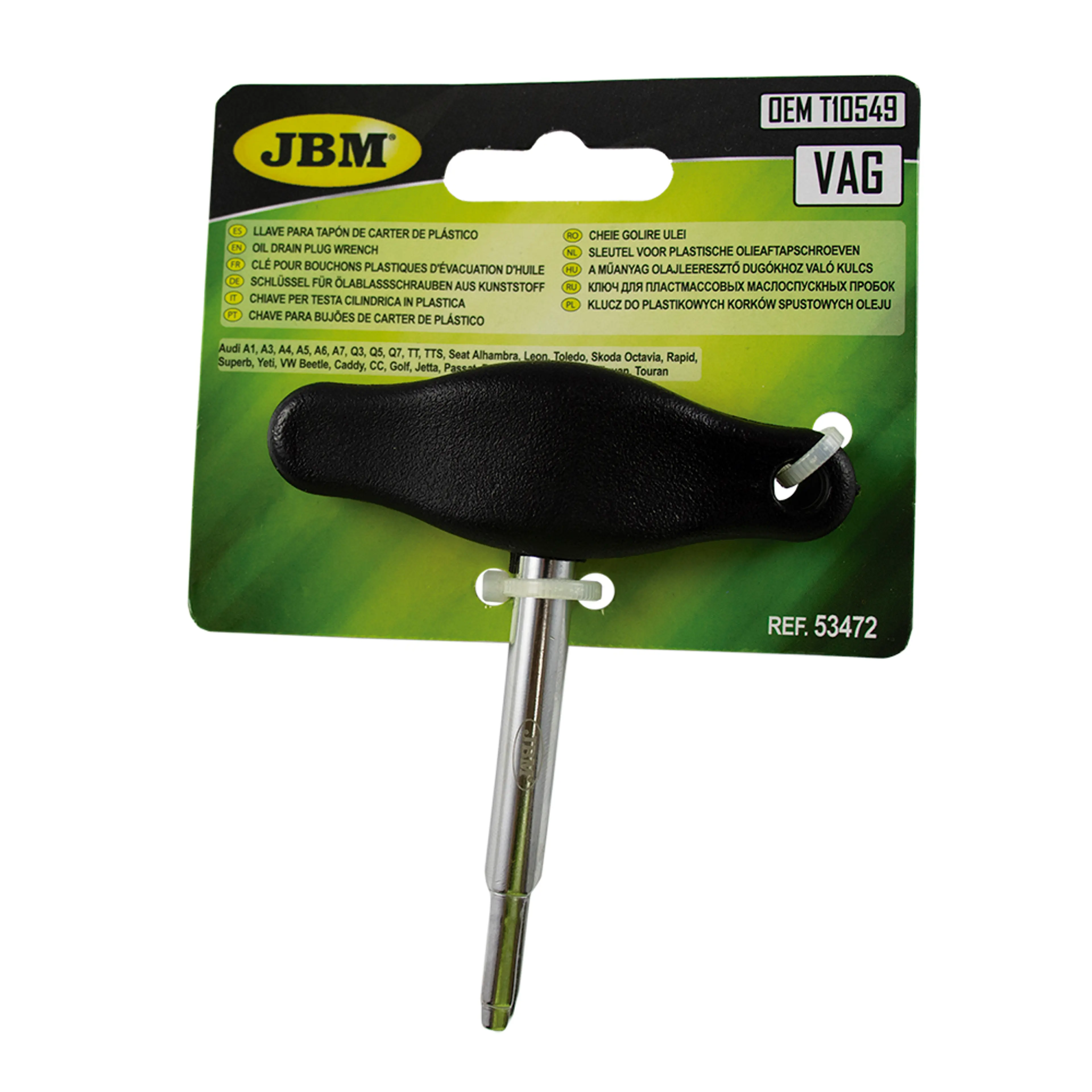 LLAVE PARA TAPÓN DE CÁRTER DE PLÁST