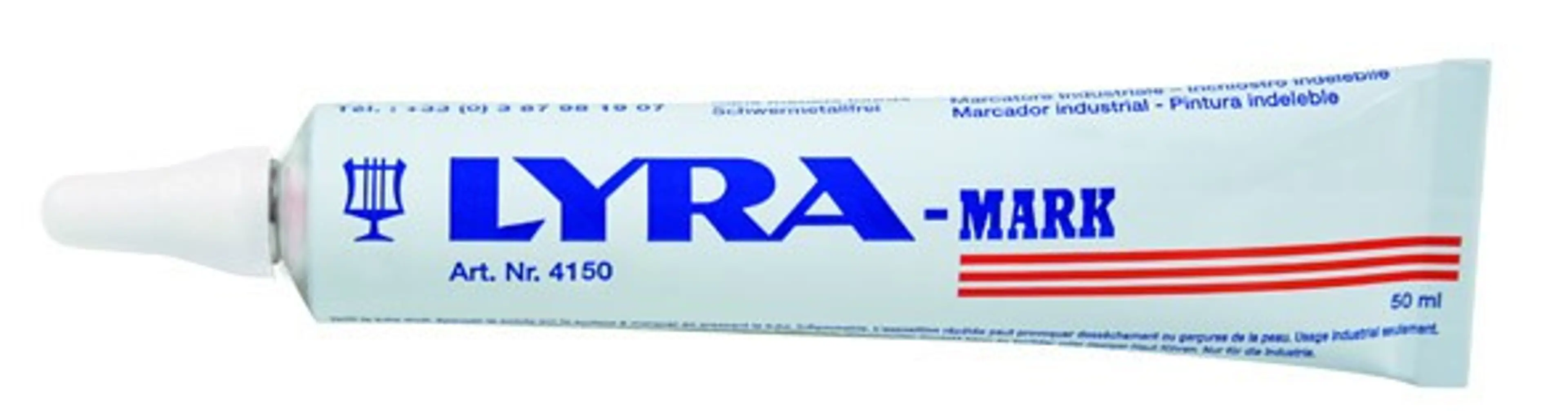 TUBO MARCADOR INDELEBLE LYRA AMARIL